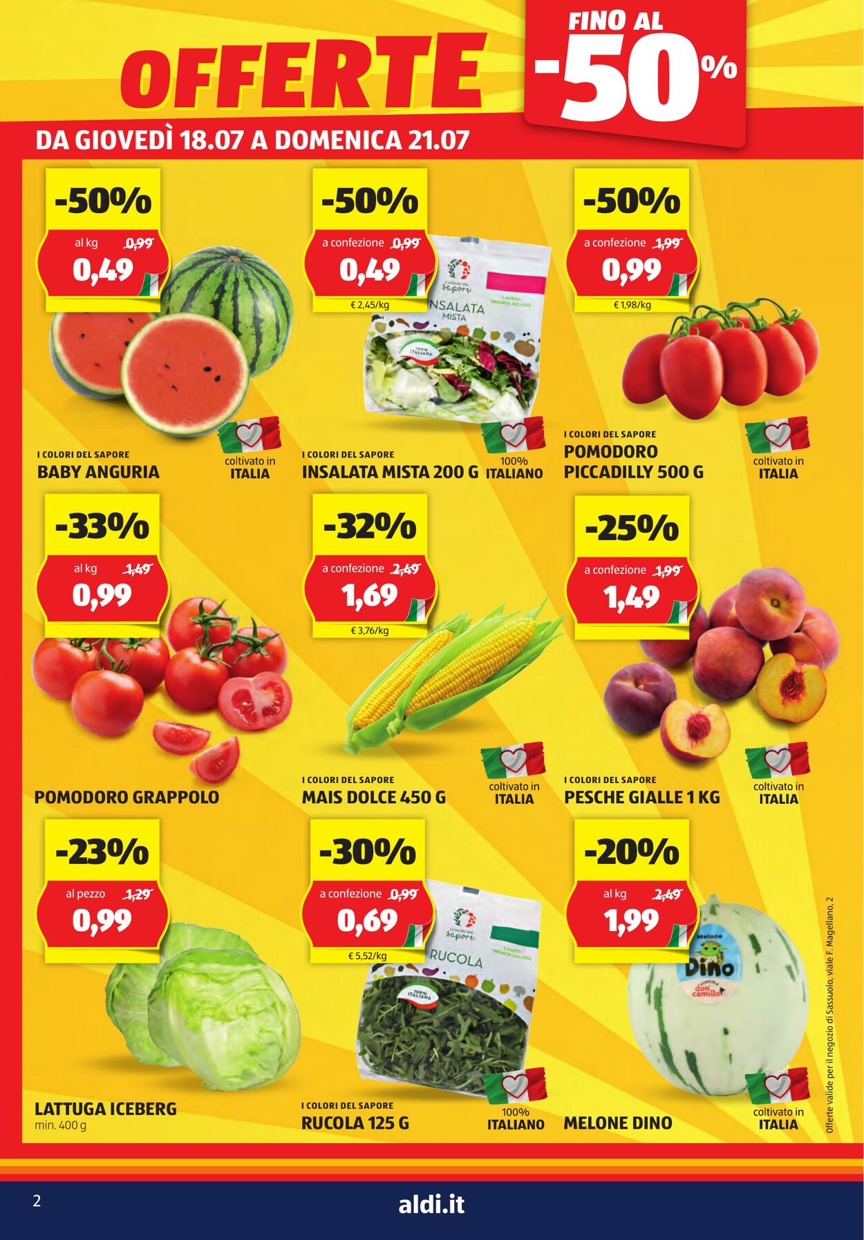 Volantino Aldi 18.07.2024 - 21.07.2024