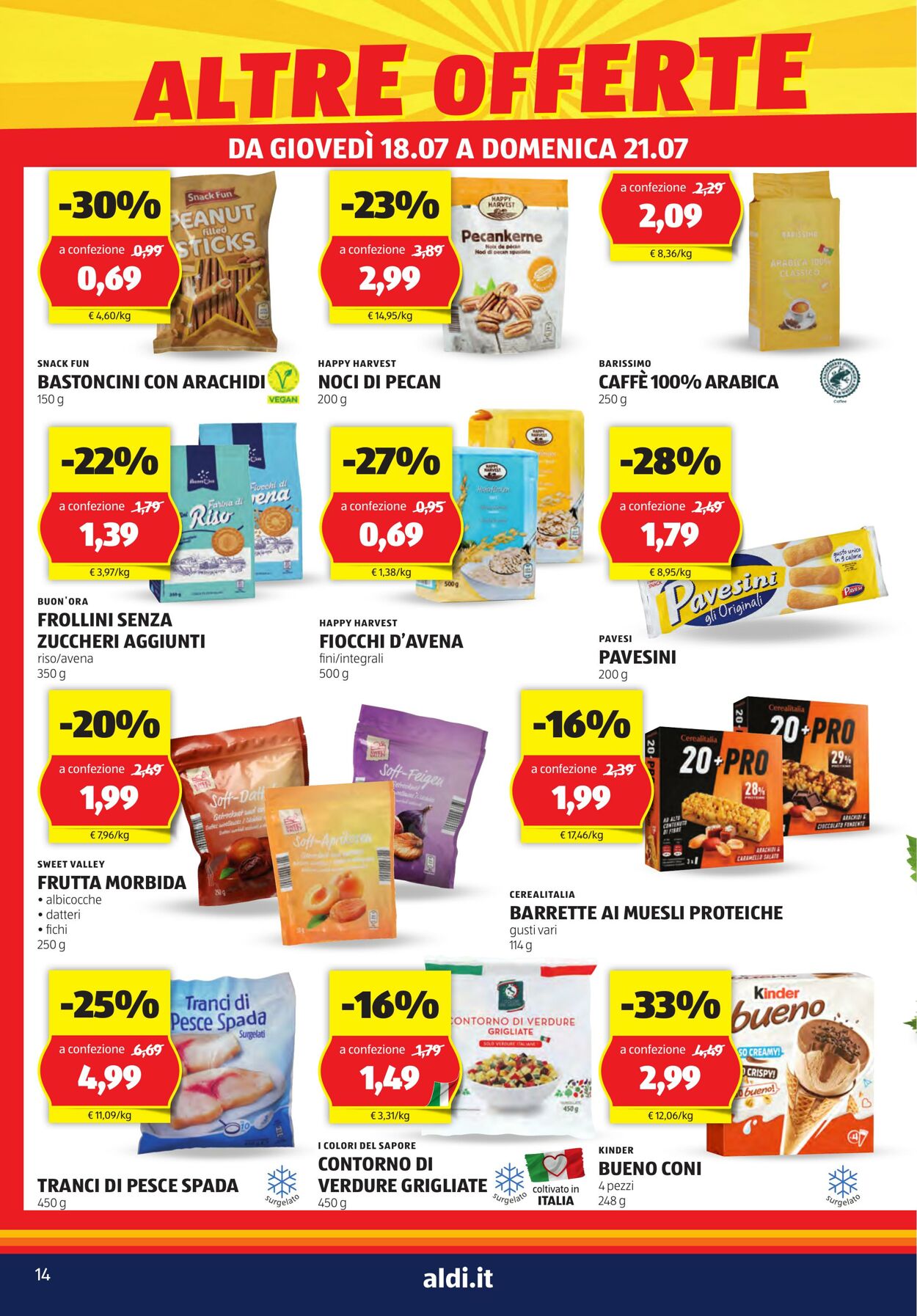 Volantino Aldi 18.07.2024 - 21.07.2024