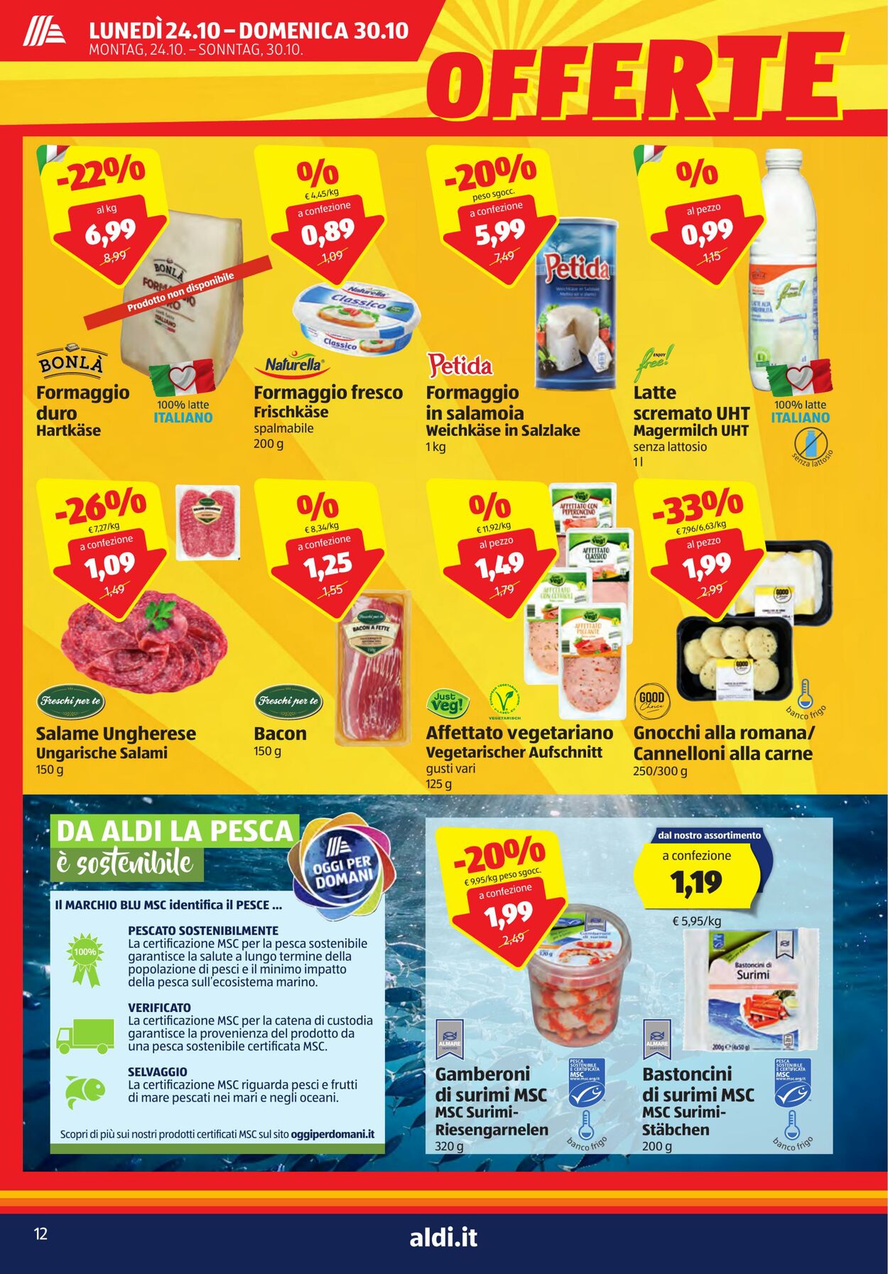 Volantino Aldi 24.10.2022 - 30.10.2022