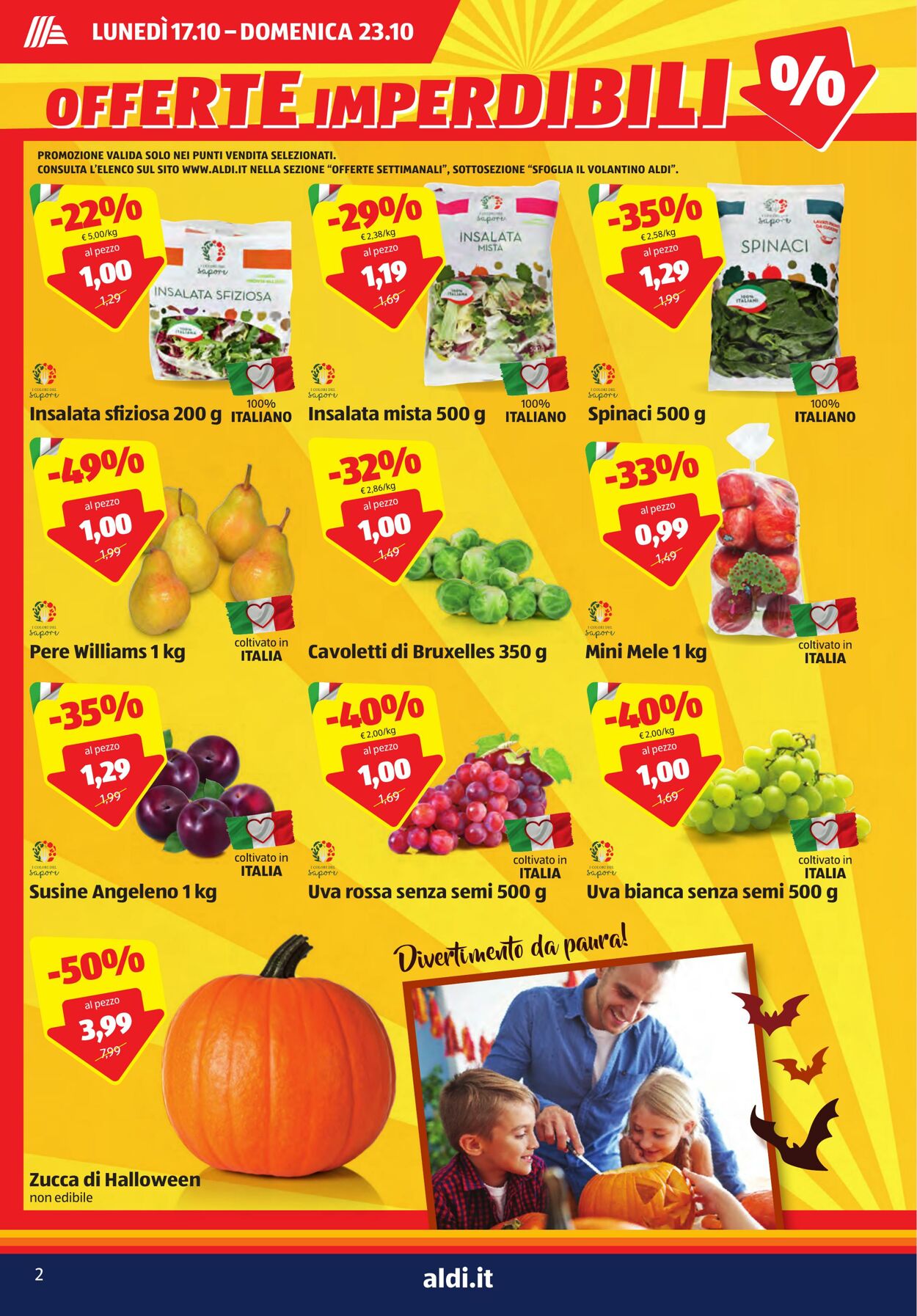 Volantino Aldi 17.10.2022 - 23.10.2022