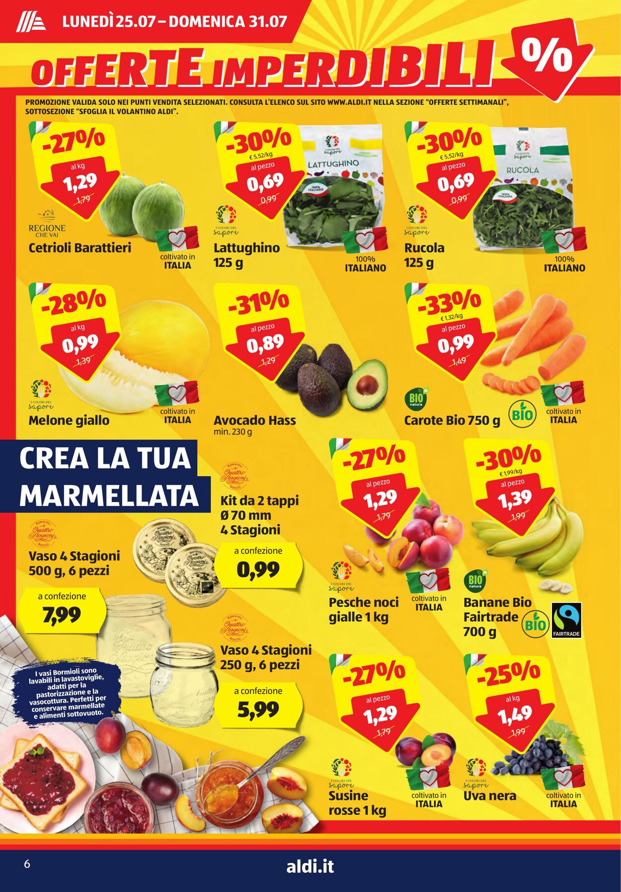 Volantino Aldi 25.07.2022 - 31.07.2022