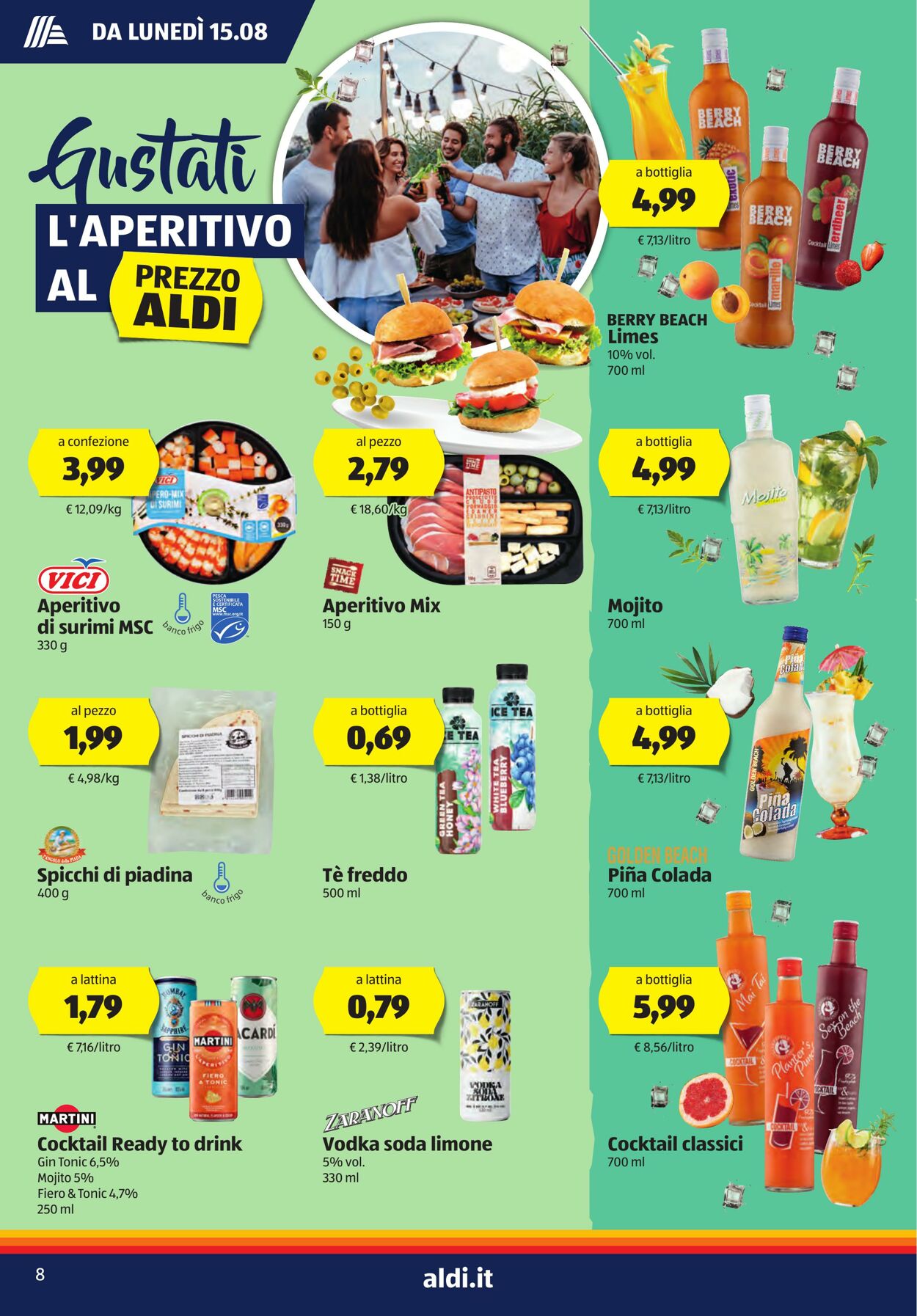 Volantino Aldi 15.08.2022 - 21.08.2022