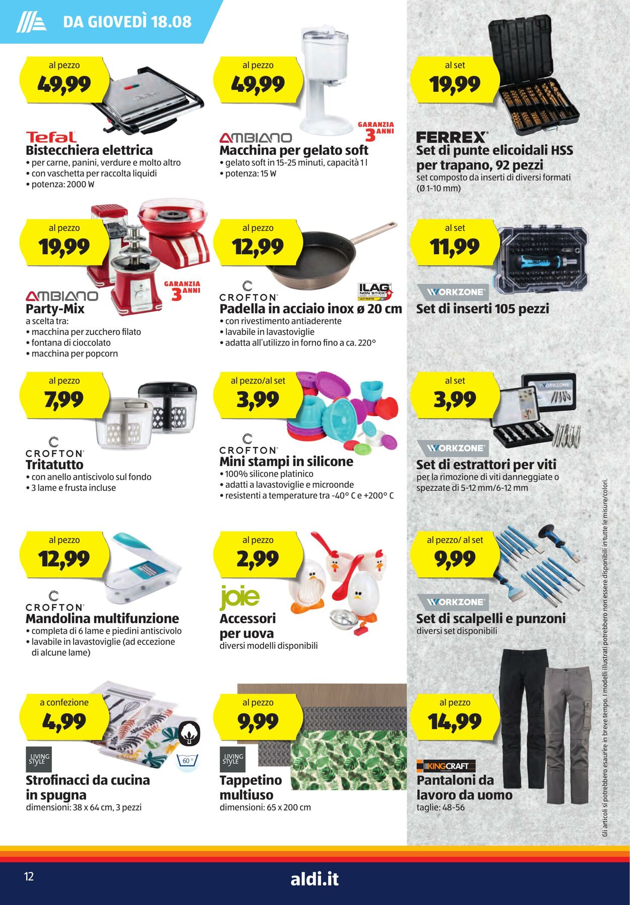 Volantino Aldi 15.08.2022 - 21.08.2022