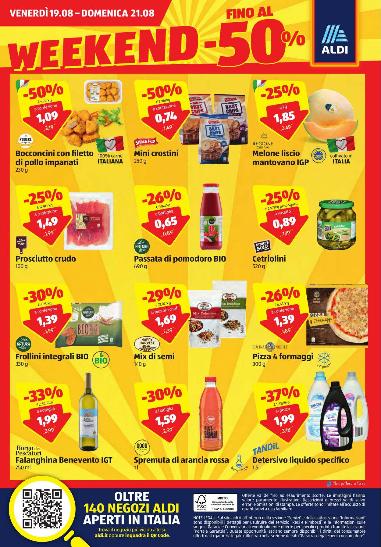 Volantino Aldi 15.08.2022 - 21.08.2022