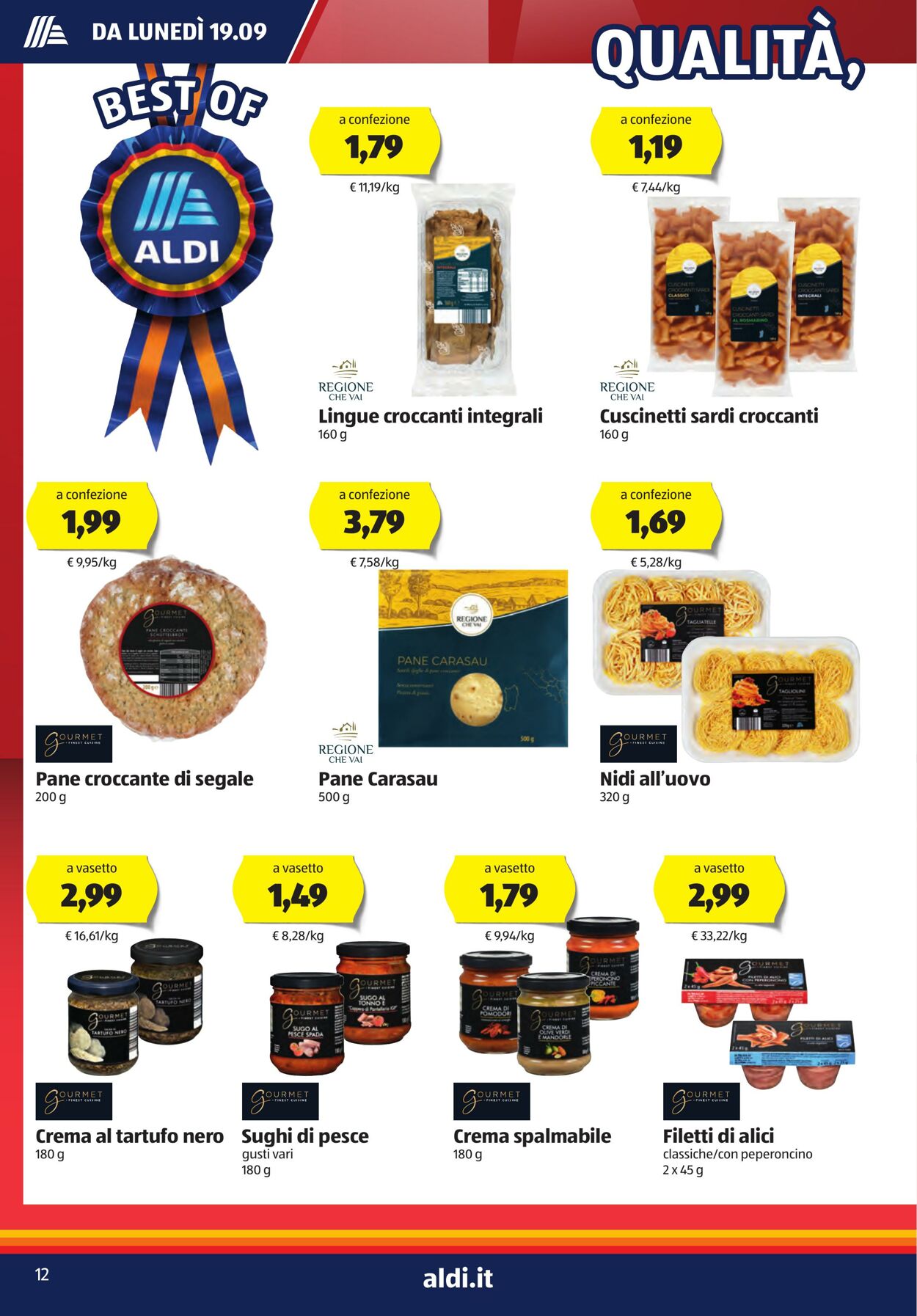 Volantino Aldi 19.09.2022 - 25.09.2022