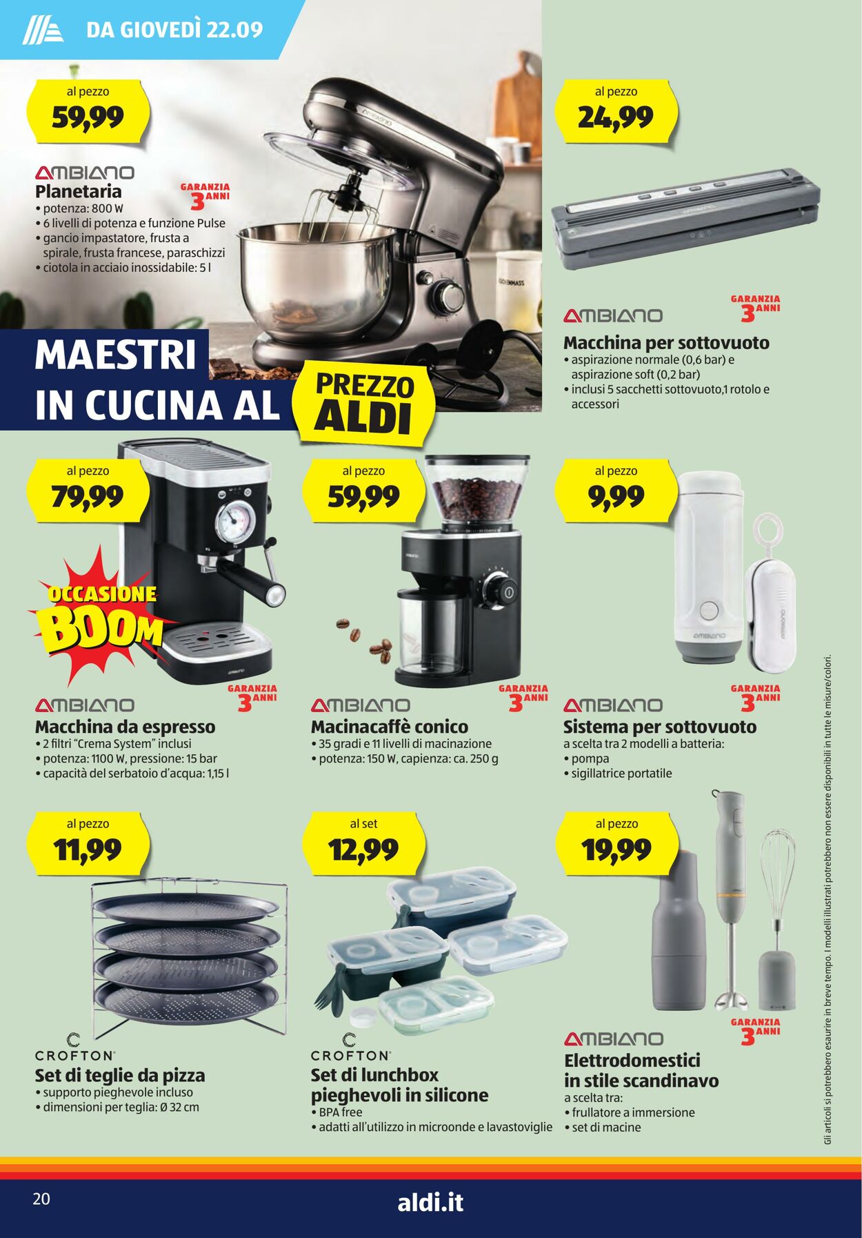 Volantino Aldi 19.09.2022 - 25.09.2022