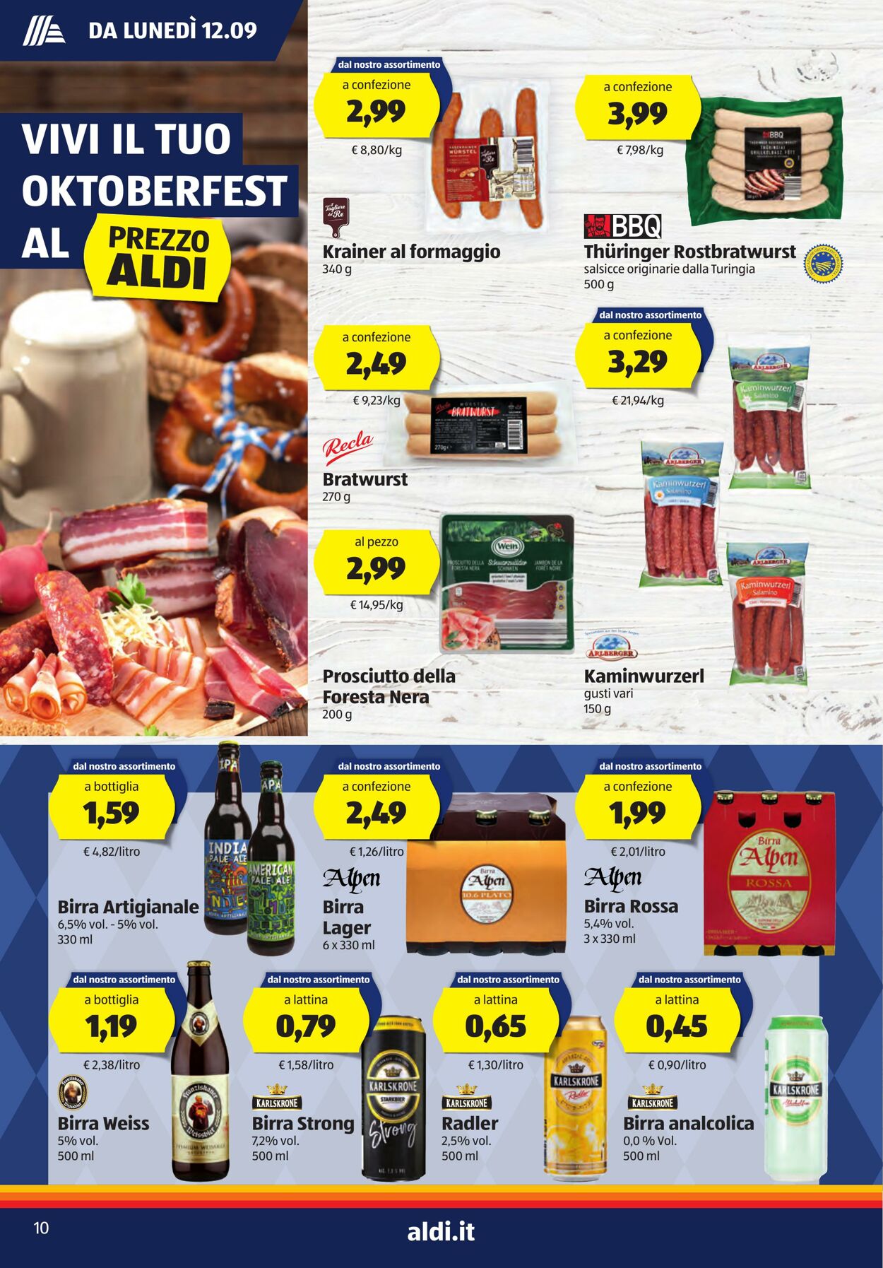 Volantino Aldi 12.09.2022 - 18.09.2022