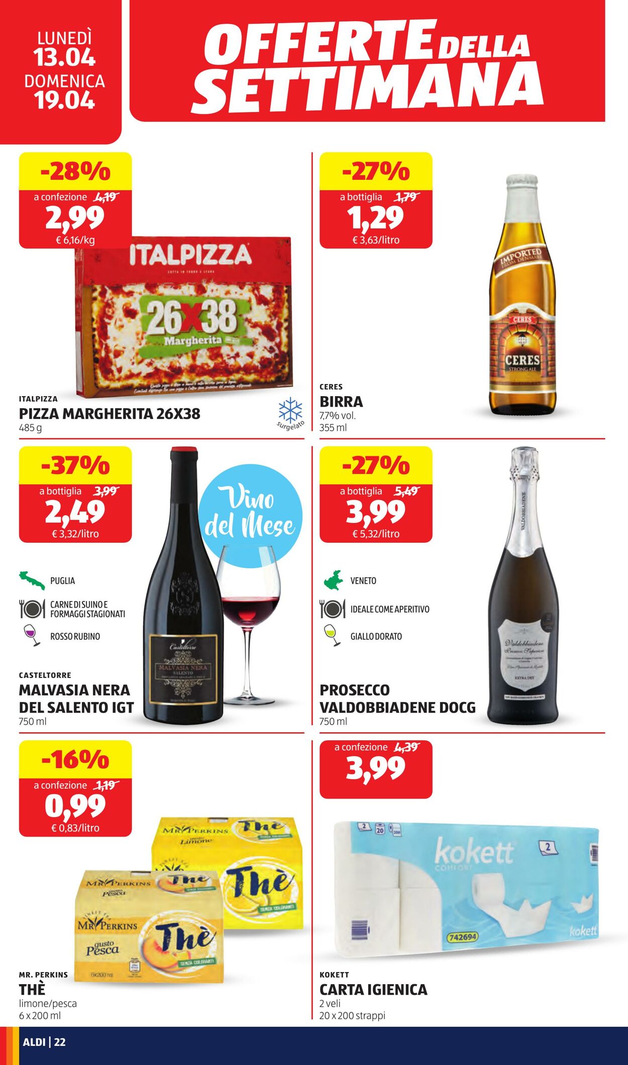 Volantino Aldi 13.04.2026 - 19.04.2026