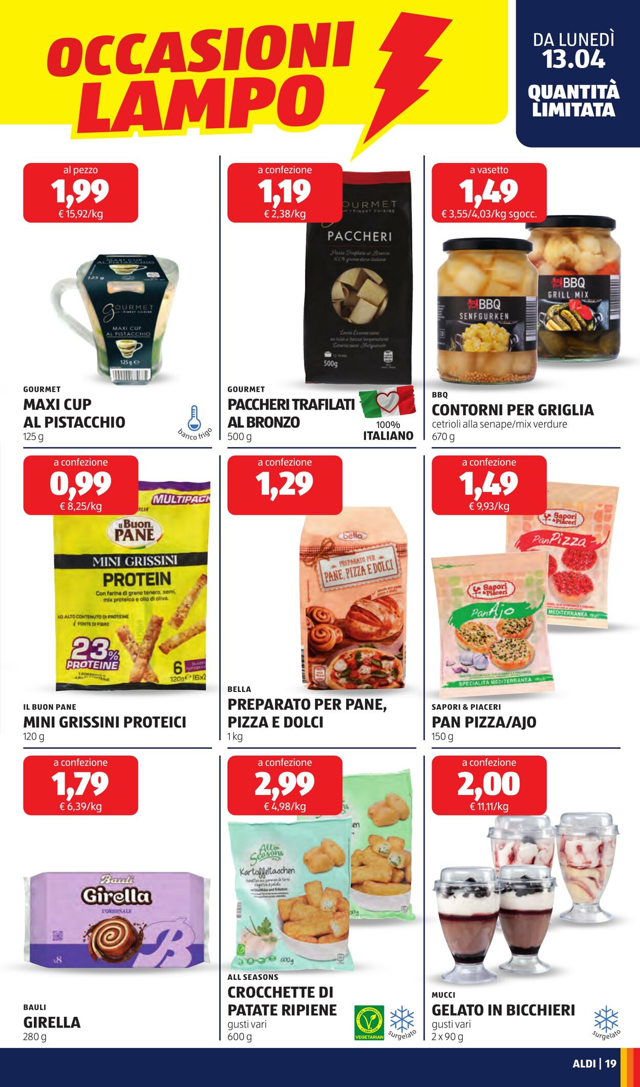 Volantino Aldi 13.04.2026 - 19.04.2026