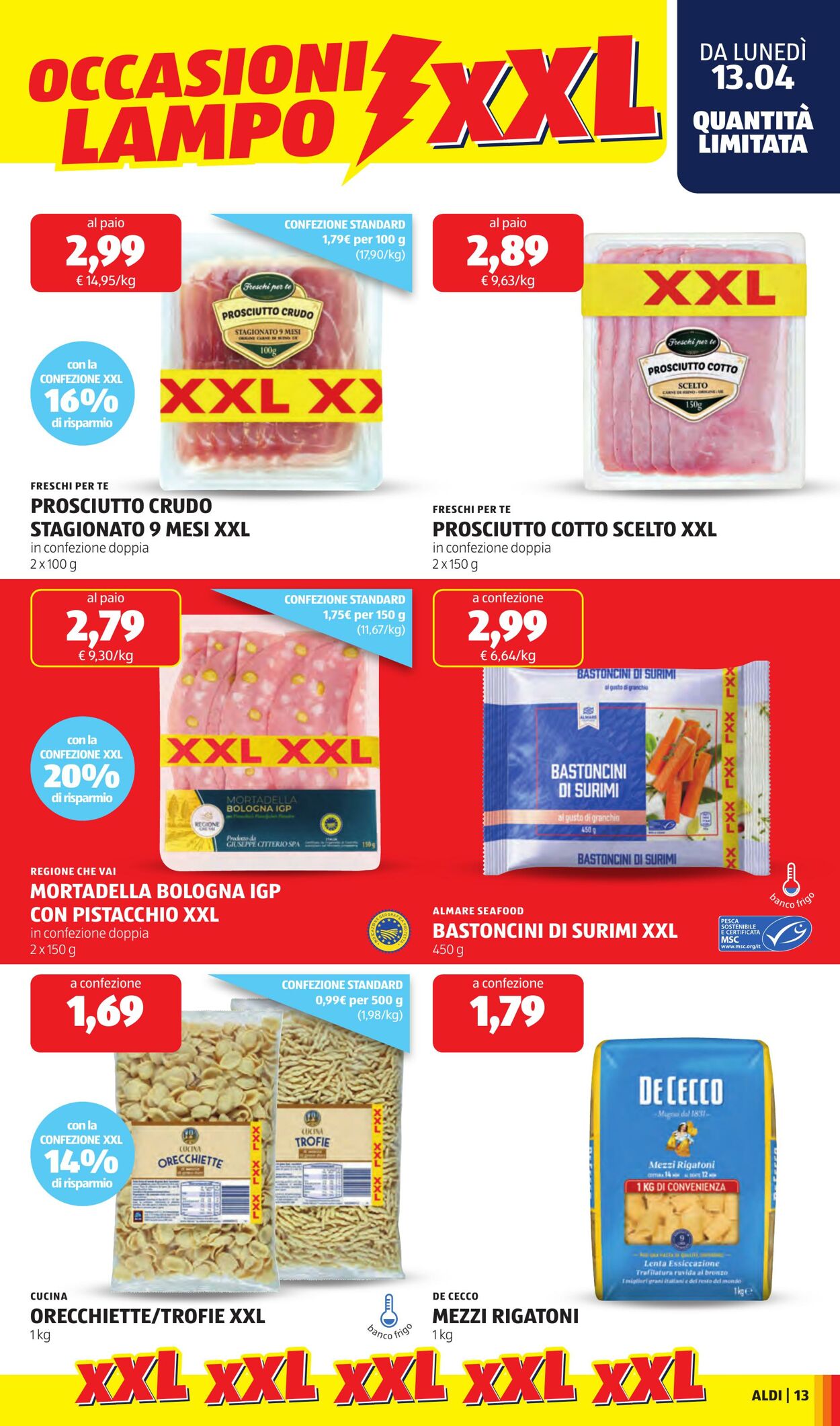 Volantino Aldi 13.04.2026 - 19.04.2026