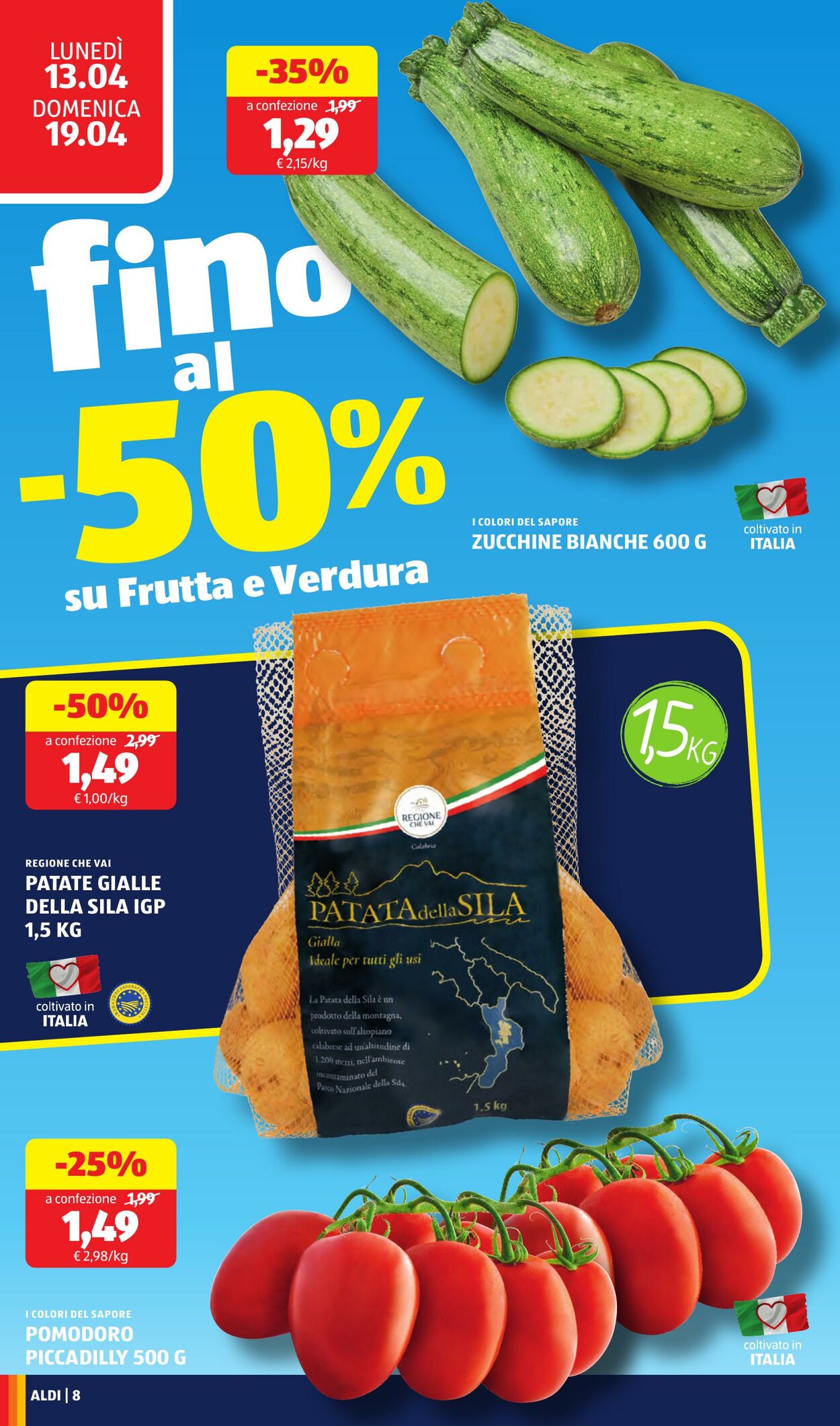 Volantino Aldi 13.04.2026 - 19.04.2026