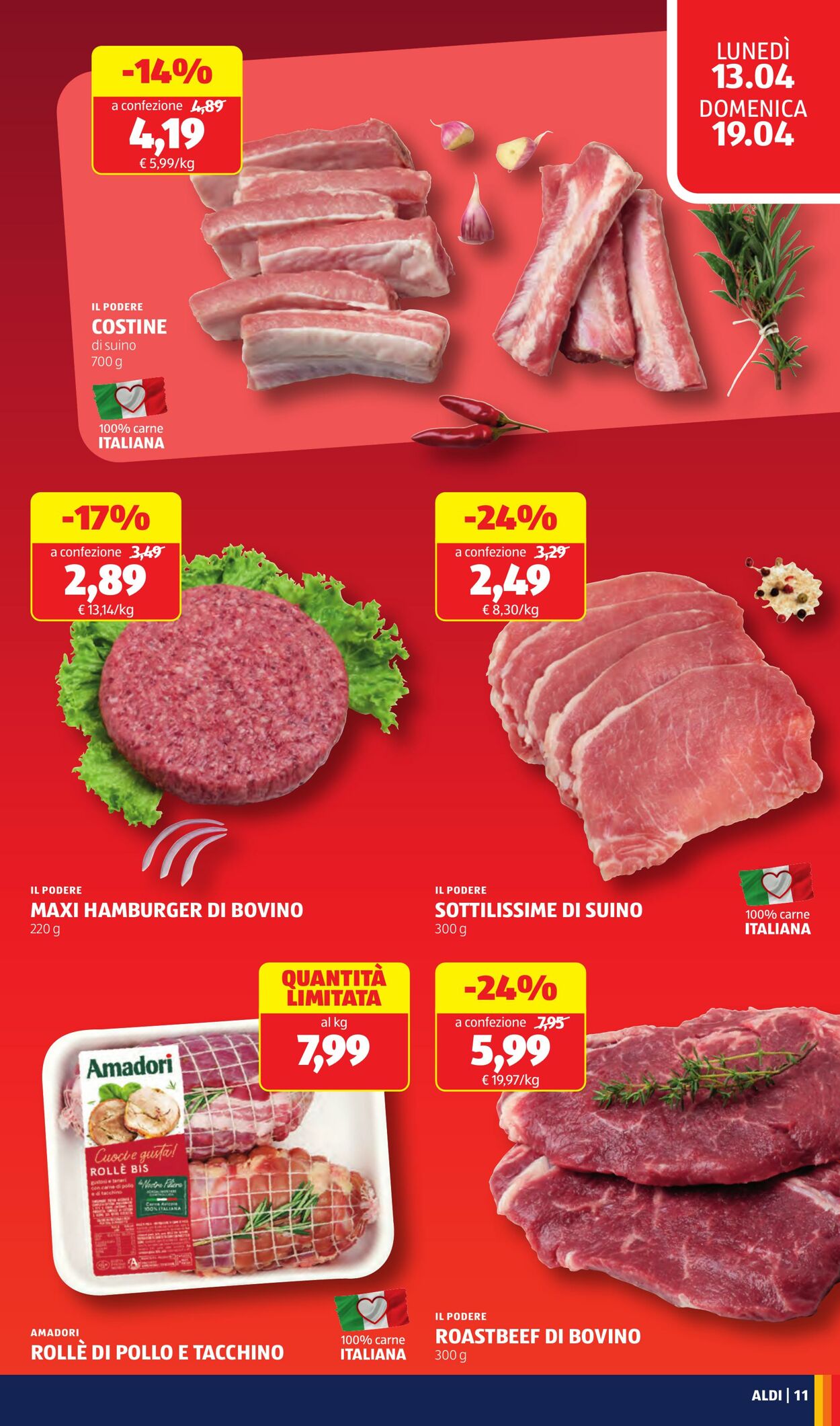 Volantino Aldi 13.04.2026 - 19.04.2026