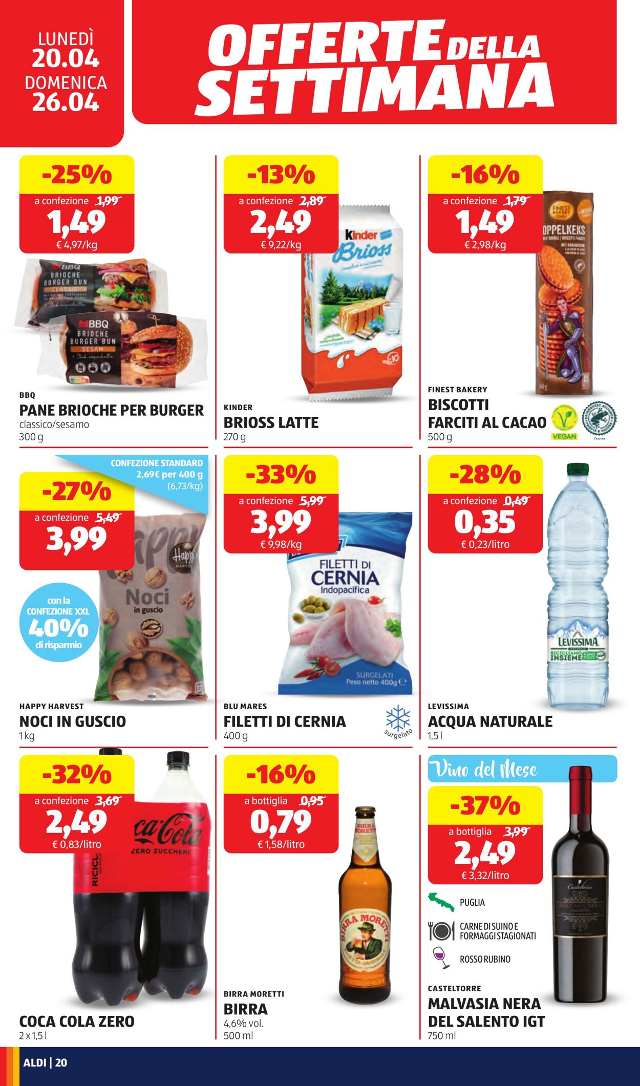 Volantino Aldi 20.04.2026 - 26.04.2026