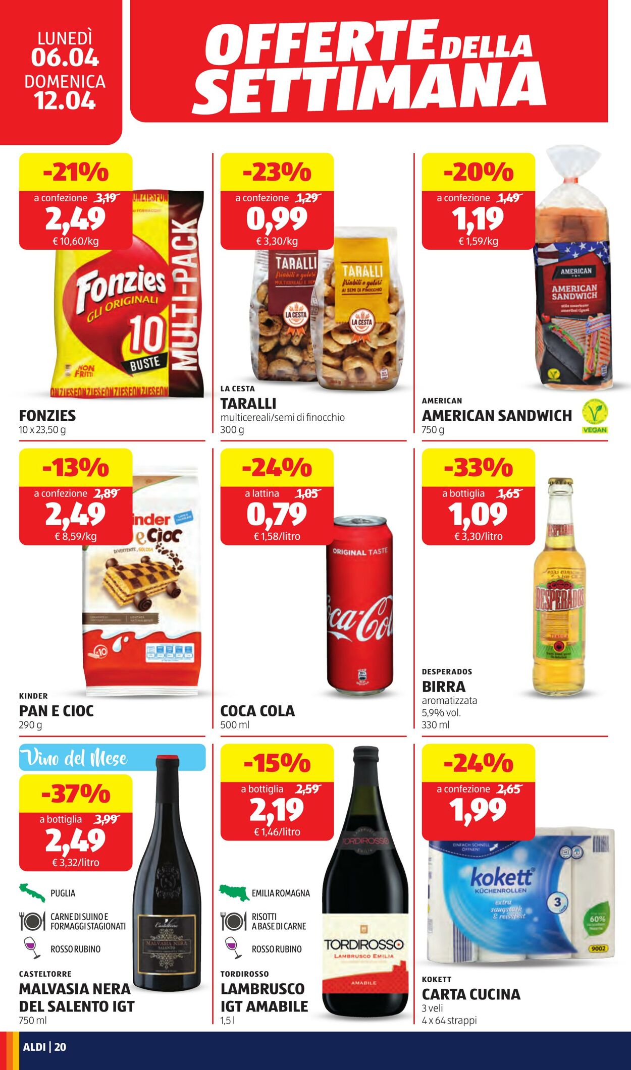 Volantino Aldi 06.04.2026 - 12.04.2026