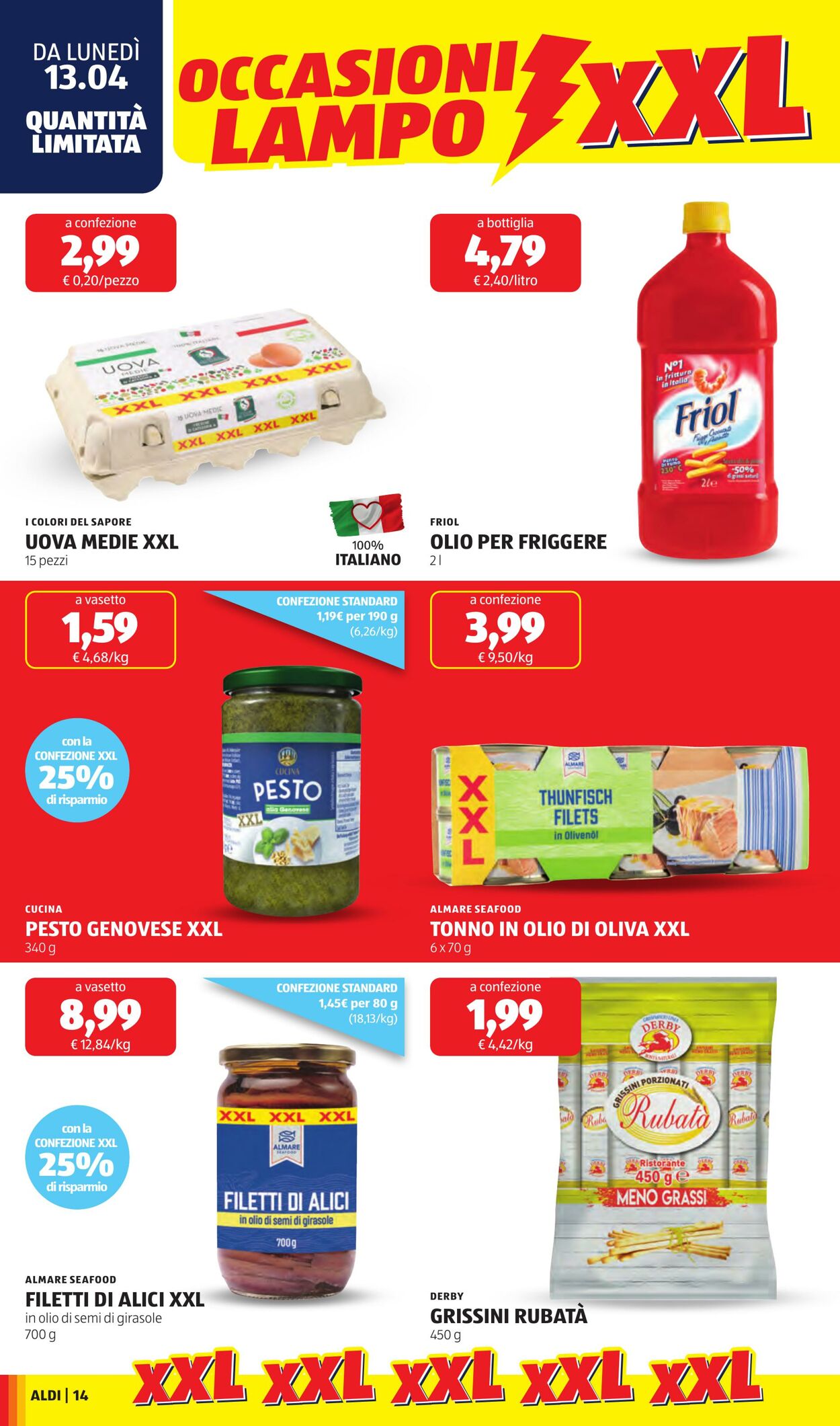 Volantino Aldi 13.04.2026 - 19.04.2026