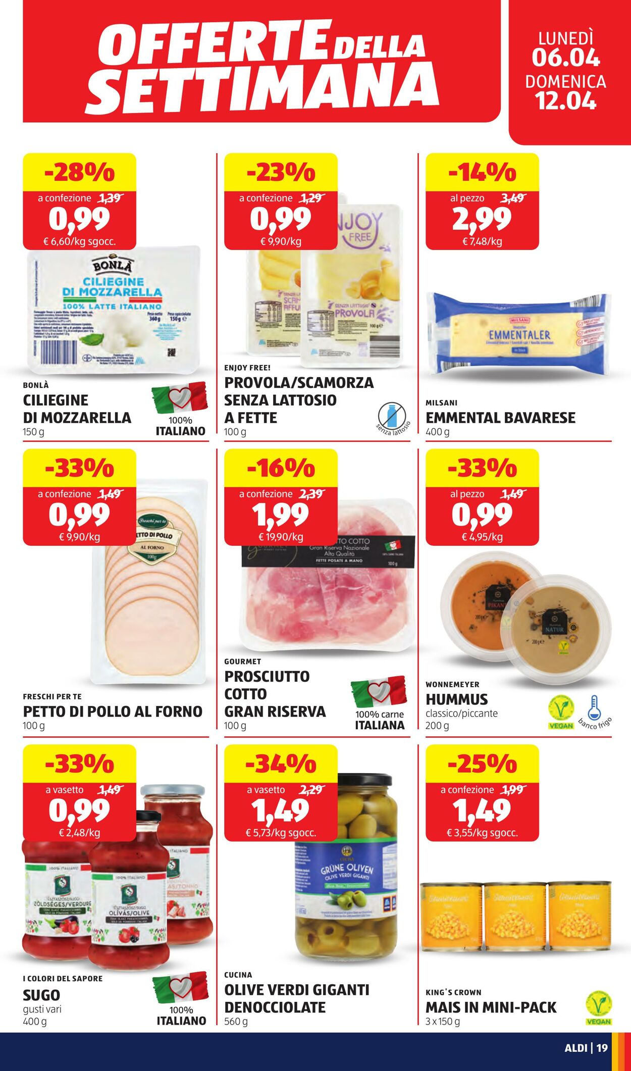 Volantino Aldi 06.04.2026 - 12.04.2026