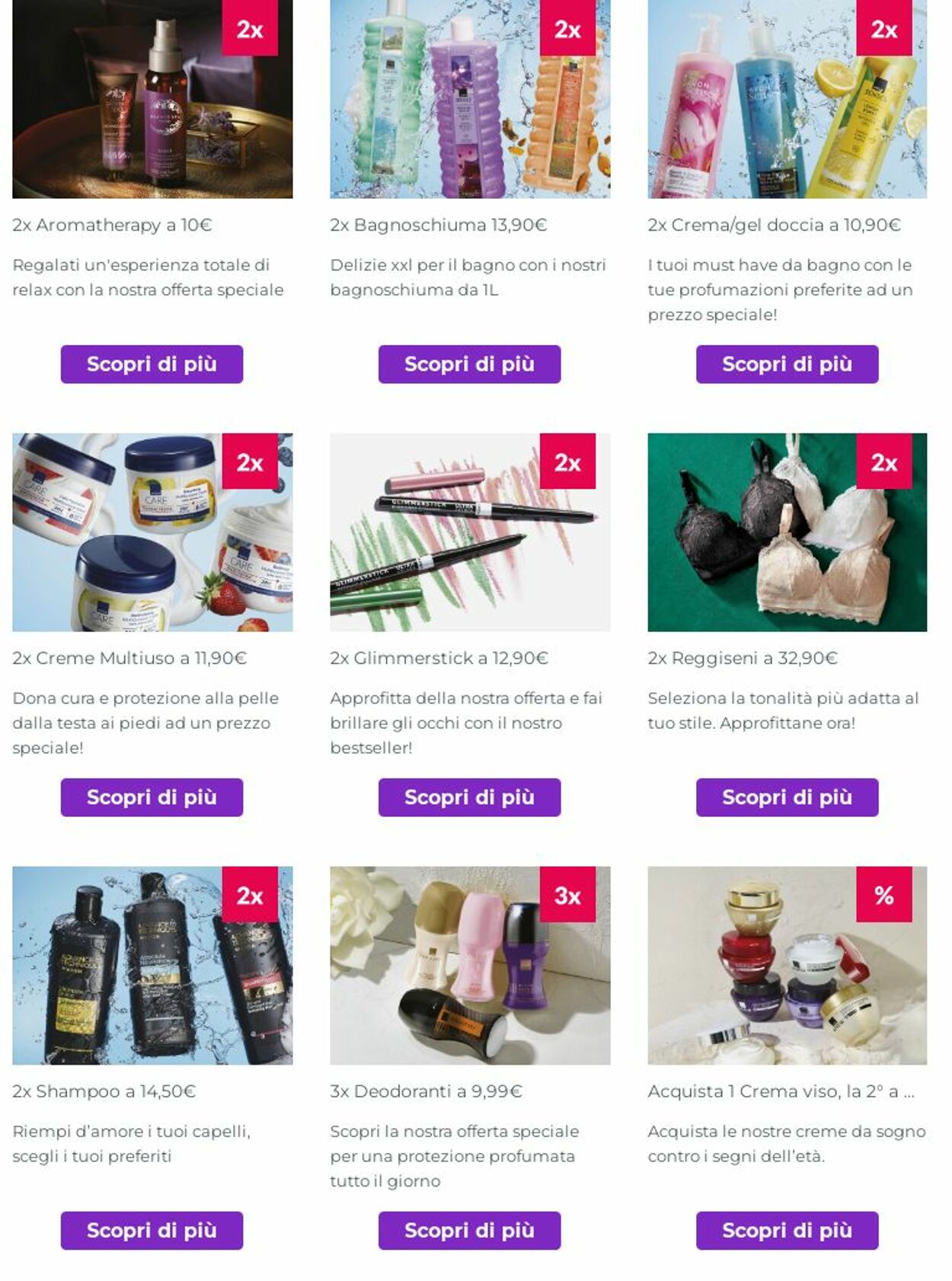 Volantino Avon 18.08.2025 - 24.08.2025