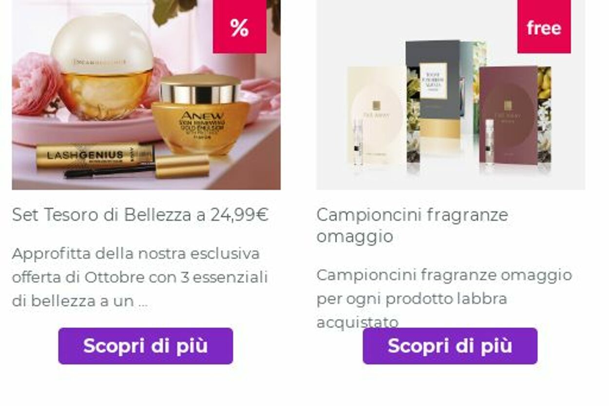 Volantino Avon 21.10.2024 - 27.10.2024