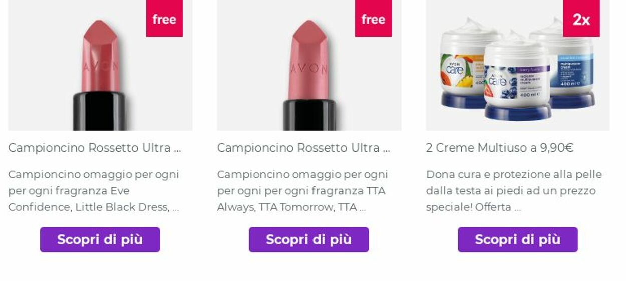 Volantino Avon 13.01.2025 - 19.01.2025