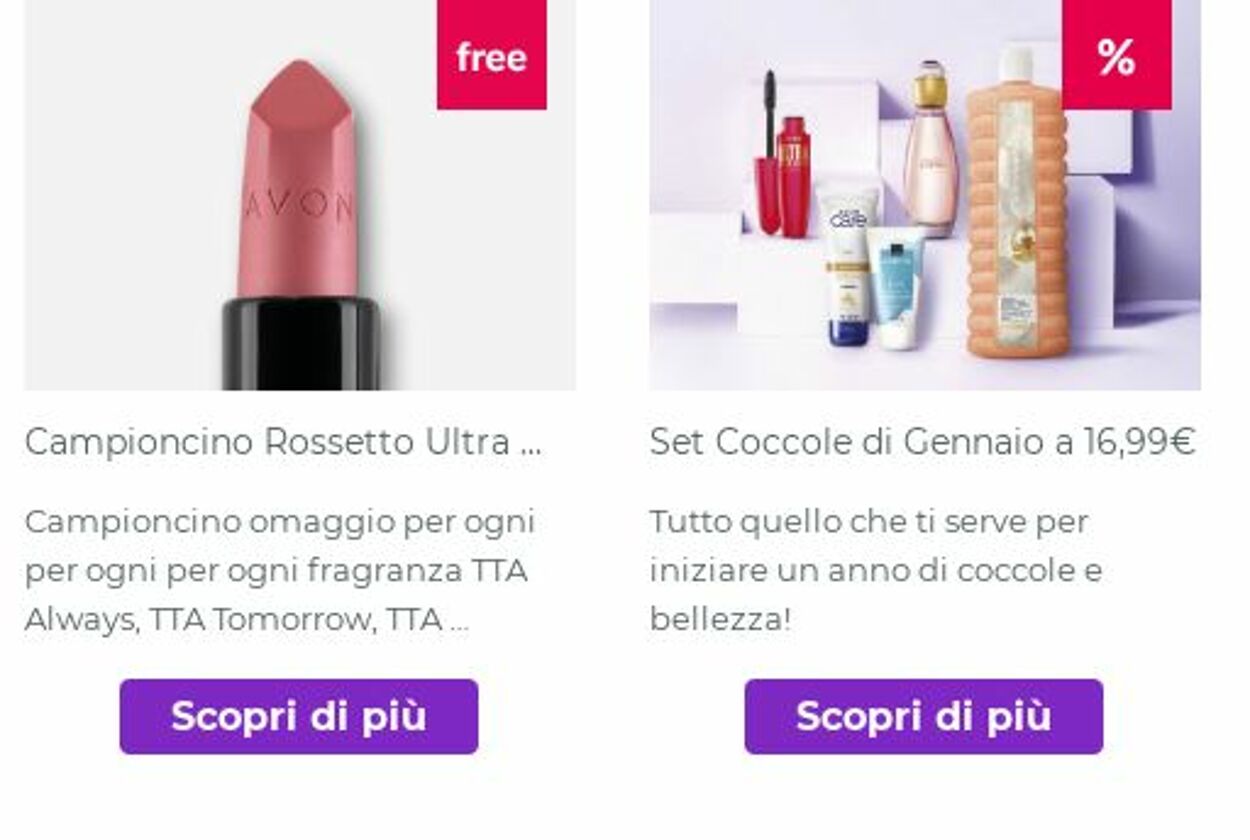 Volantino Avon 30.12.2024 - 05.01.2025