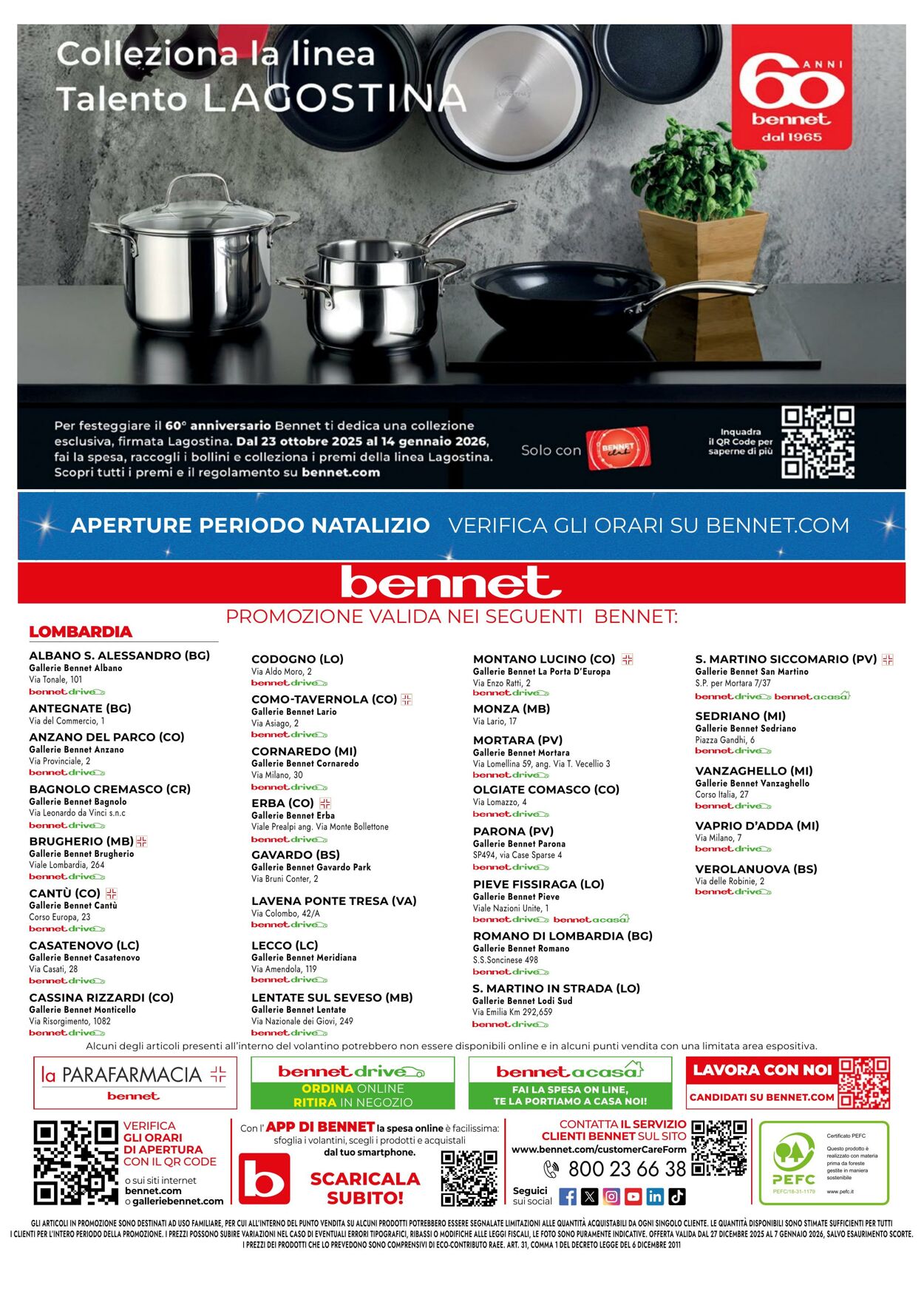 Volantino Bennet 27.12.2025 - 07.01.2026