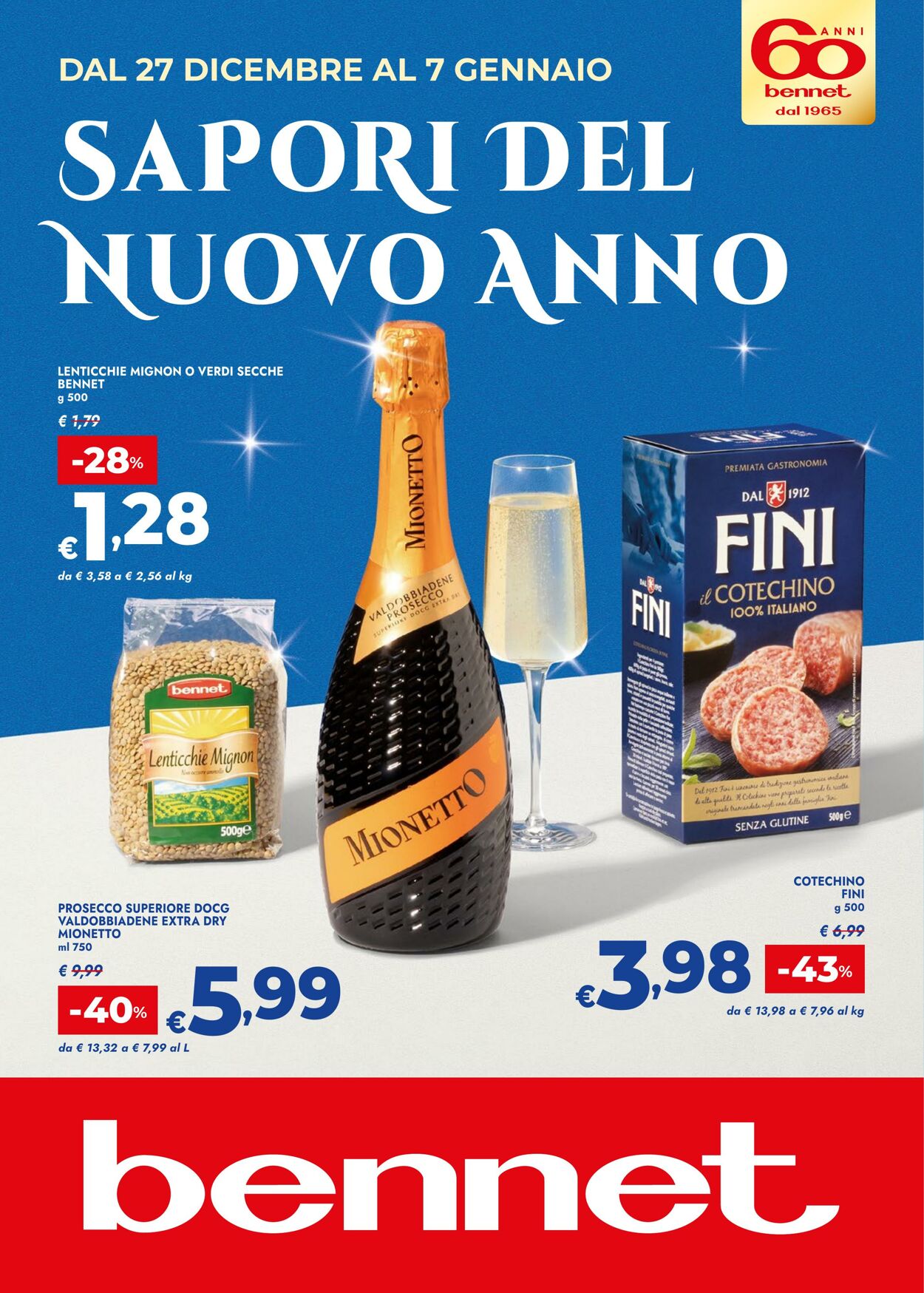 Bennet Volantini promozionali