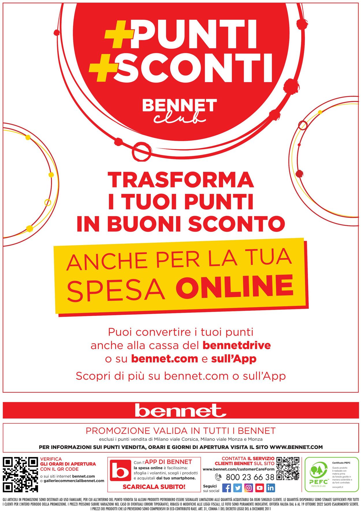 Volantino Bennet 06.10.2022 - 19.10.2022