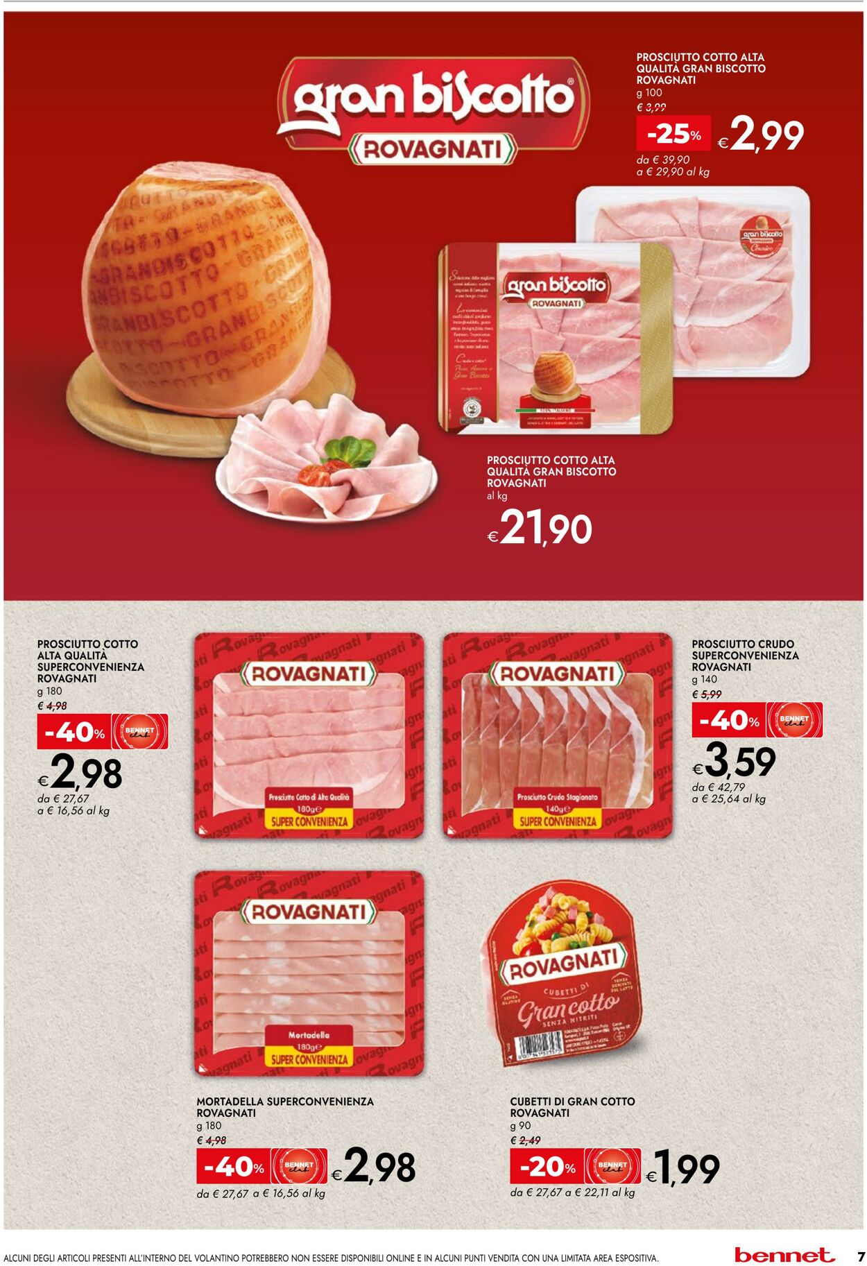 Volantino Bennet 21.08.2025 - 31.08.2025