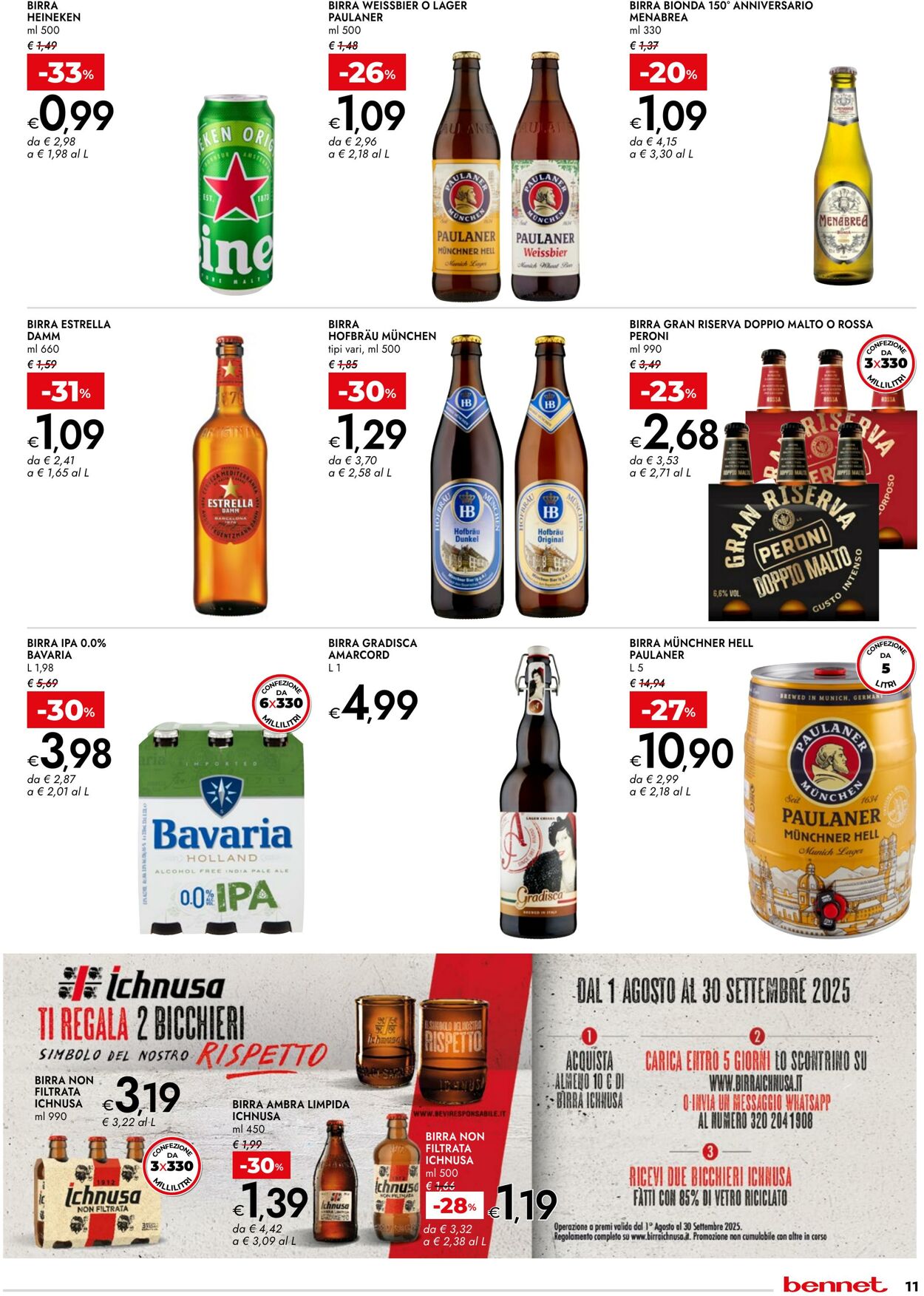 Volantino Bennet 07.08.2025 - 20.08.2025