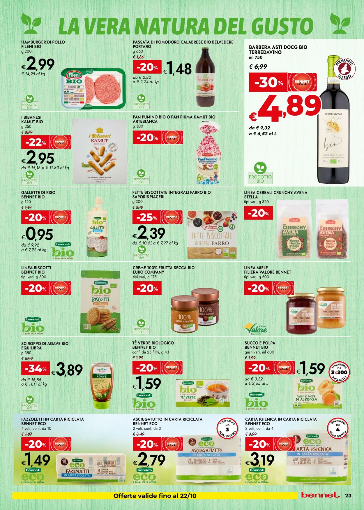 Volantino Bennet 09.10.2025 - 18.10.2025