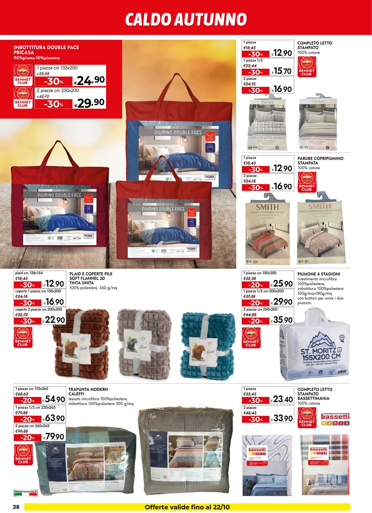 Volantino Bennet 09.10.2025 - 18.10.2025