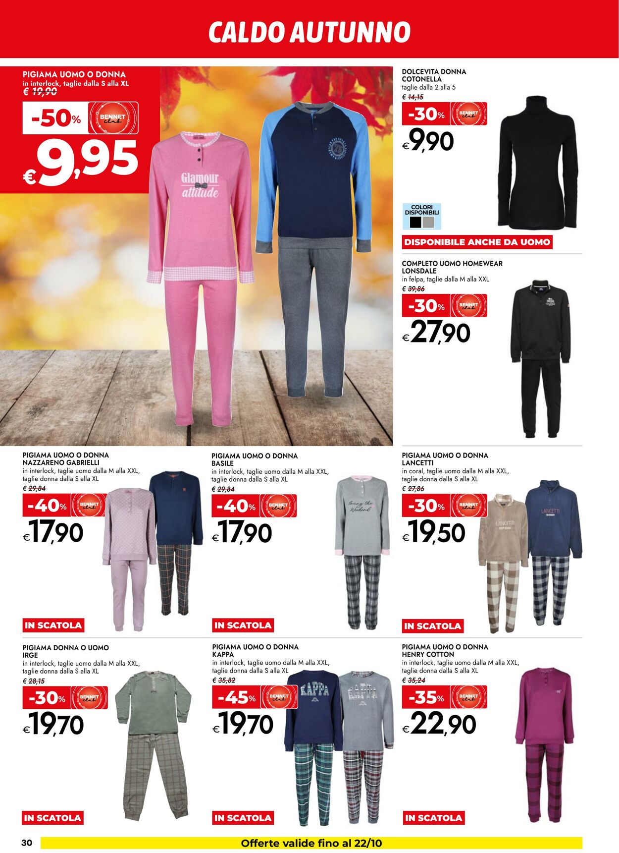 Volantino Bennet 09.10.2025 - 18.10.2025