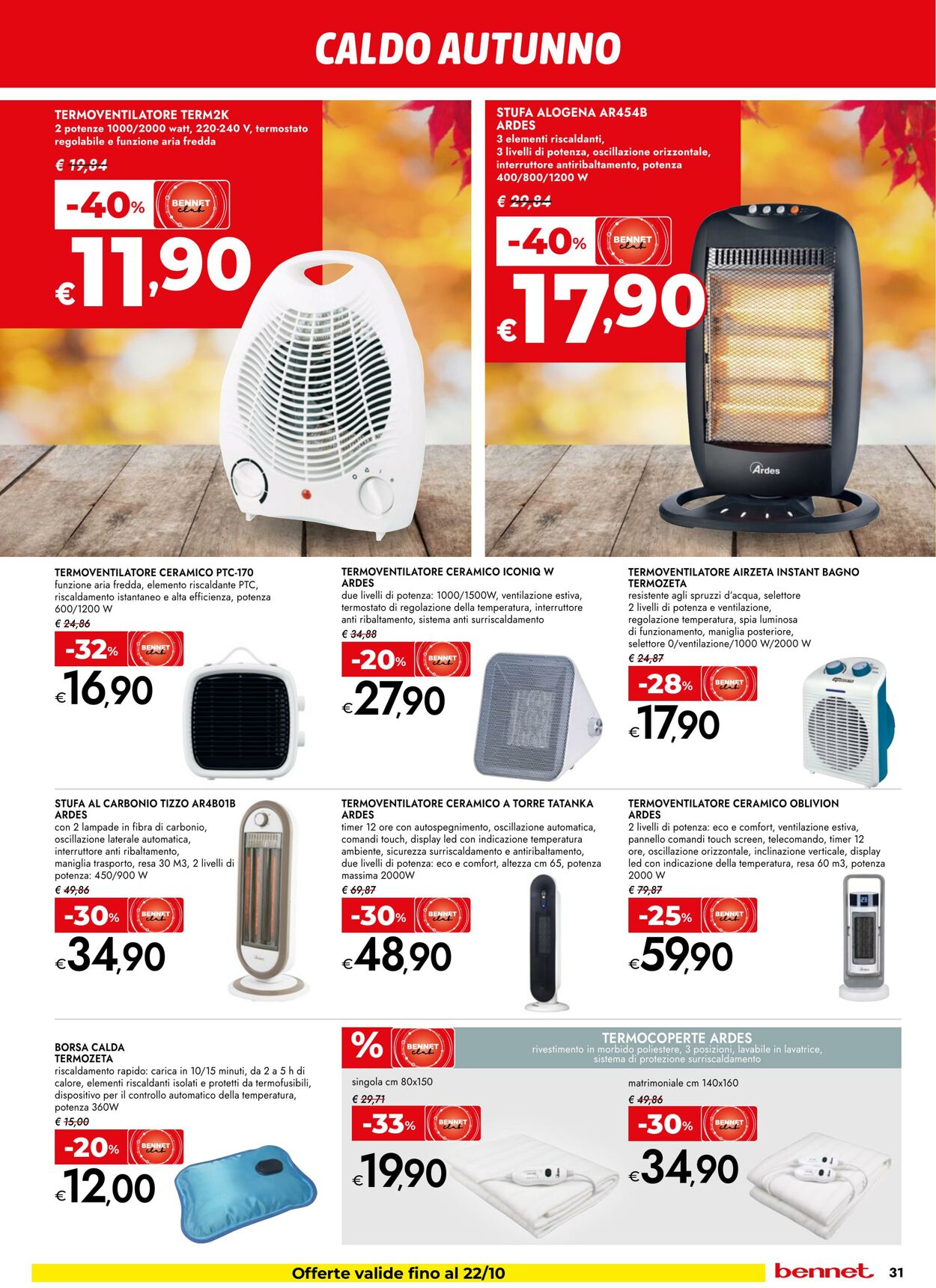 Volantino Bennet 09.10.2025 - 18.10.2025