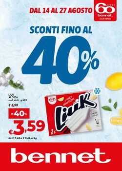 Volantino Bennet 14.08.2025 - 27.08.2025