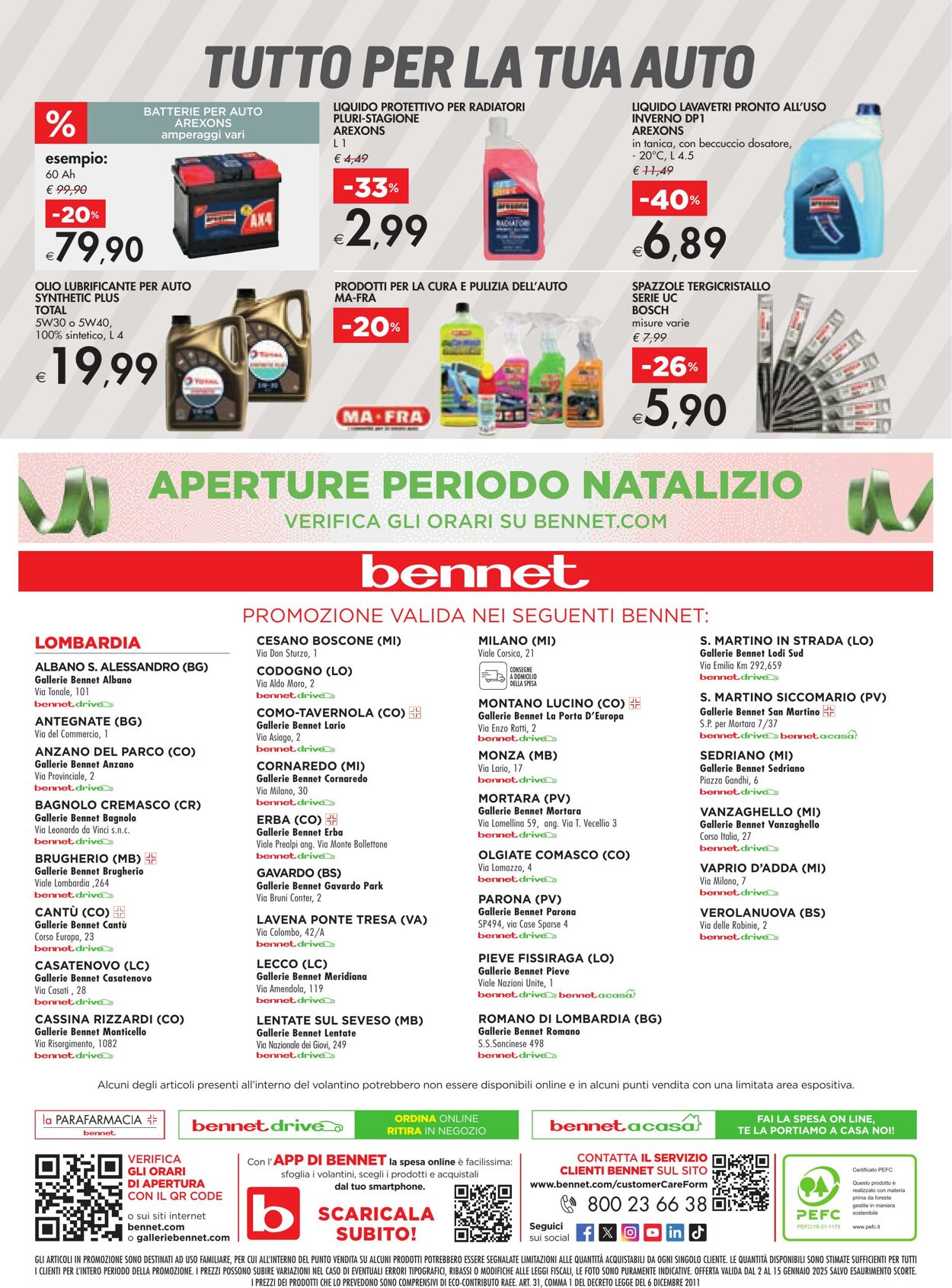 Volantino Bennet 02.01.2025 - 15.01.2025