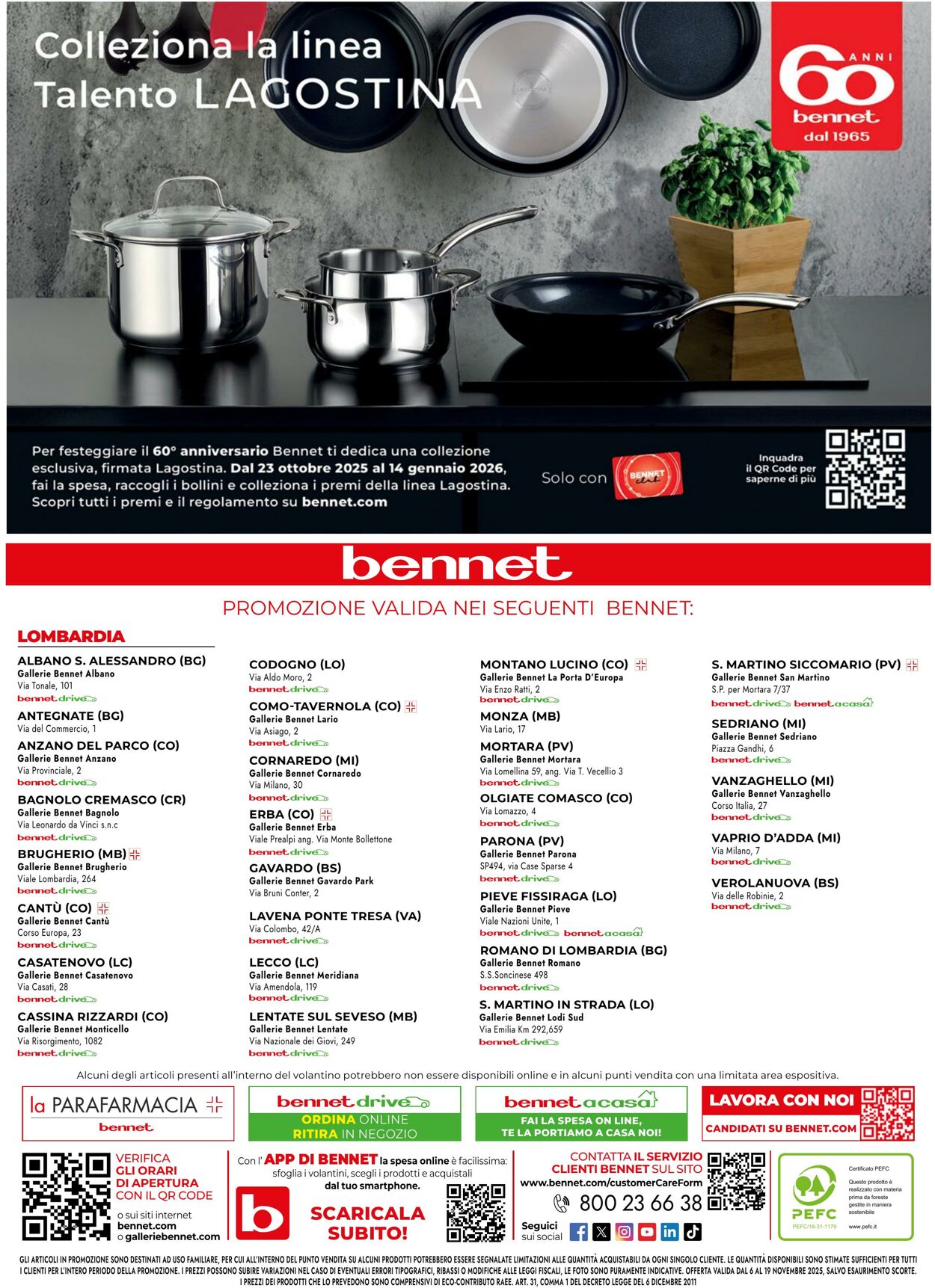 Volantino Bennet 06.11.2025 - 19.11.2025