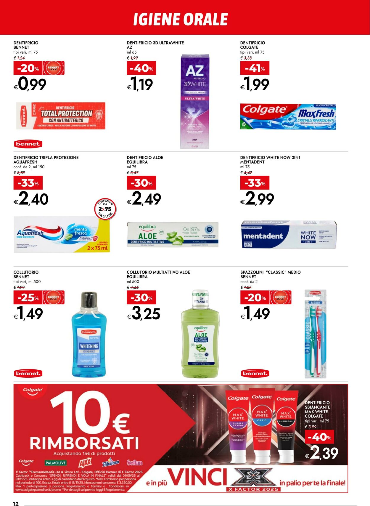 Volantino Bennet 18.09.2025 - 01.10.2025