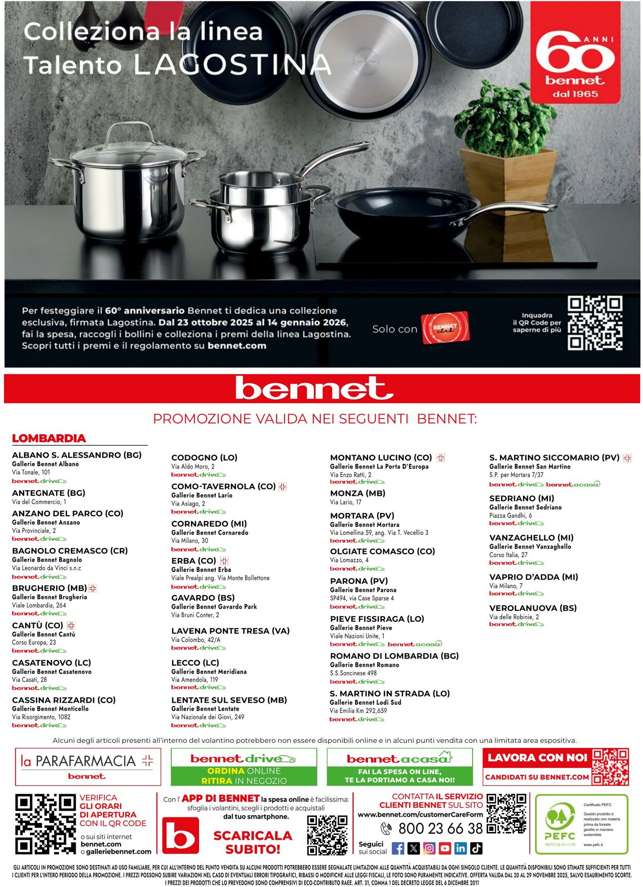 Volantino Bennet 20.11.2025 - 29.11.2025