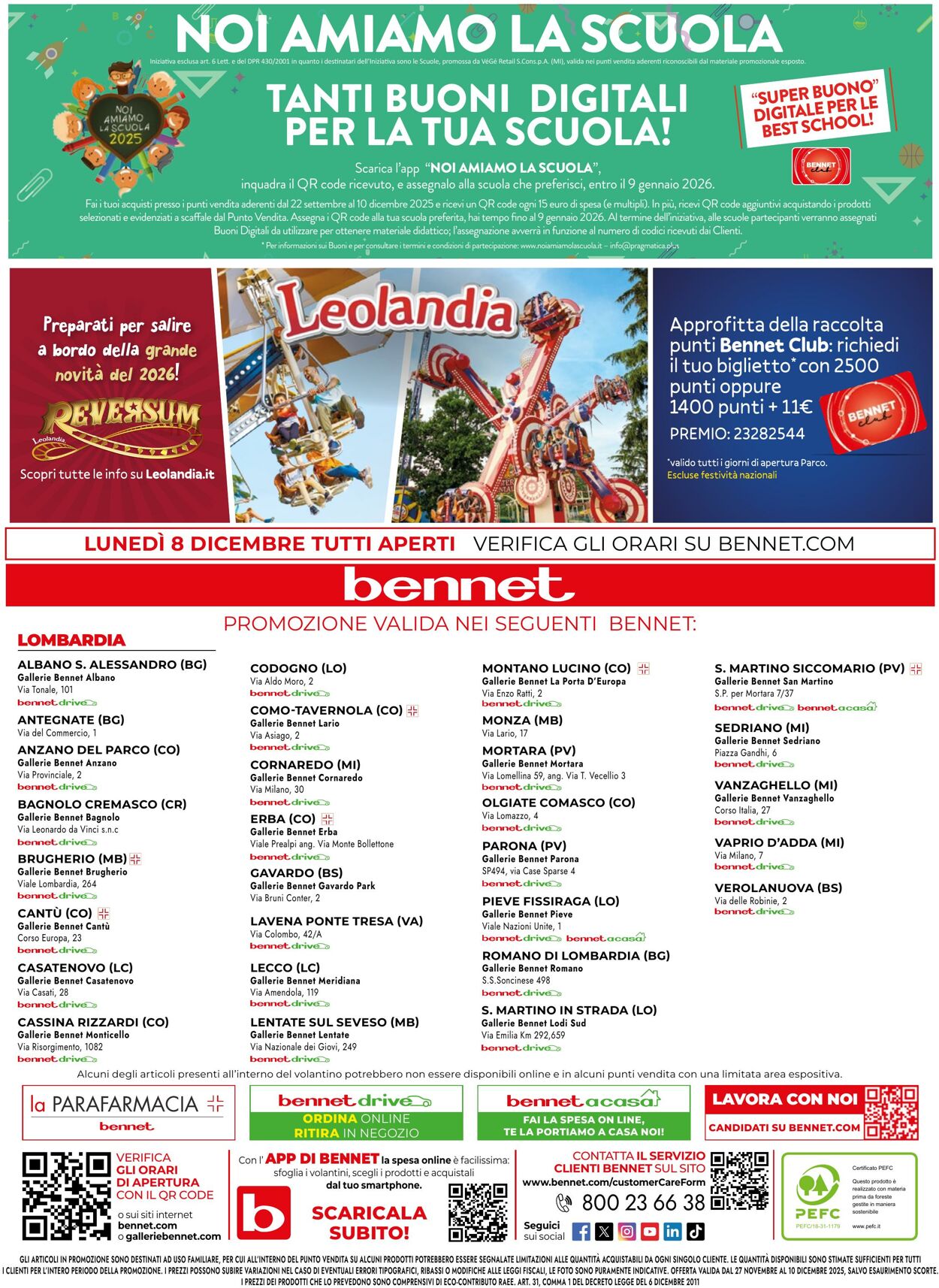 Volantino Bennet 27.11.2025 - 10.12.2025
