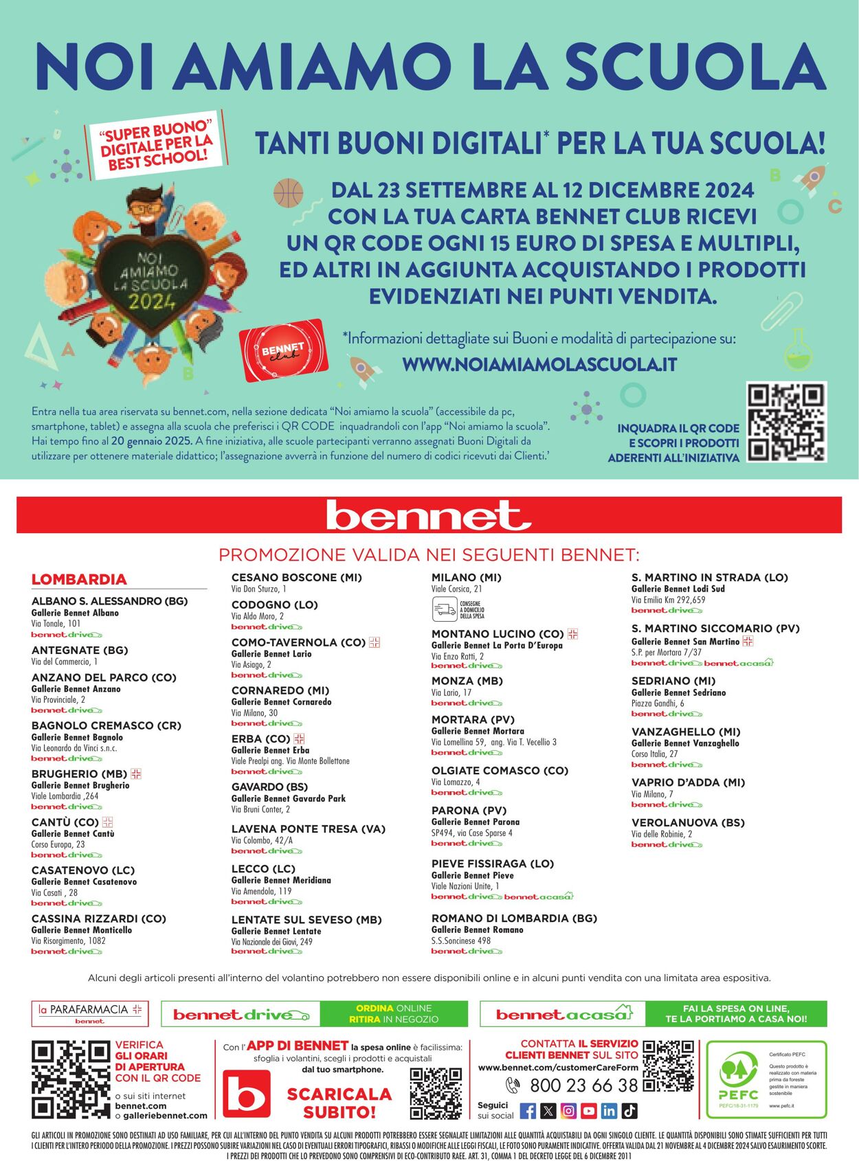 Volantino Bennet 21.11.2024 - 04.12.2024