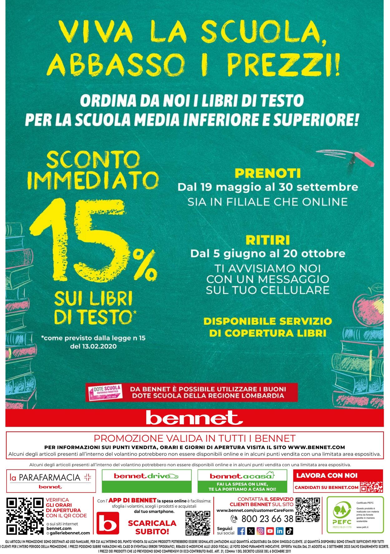 Volantino Bennet 21.08.2025 - 03.09.2025