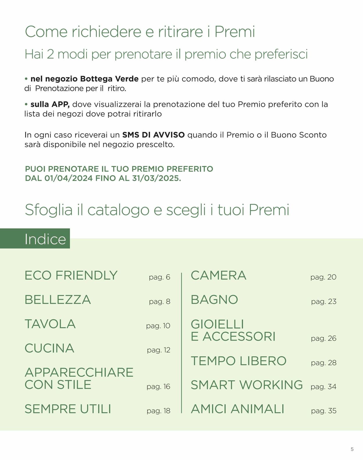 Volantino Bottega Verde 24.04.2025 - 24.09.2025