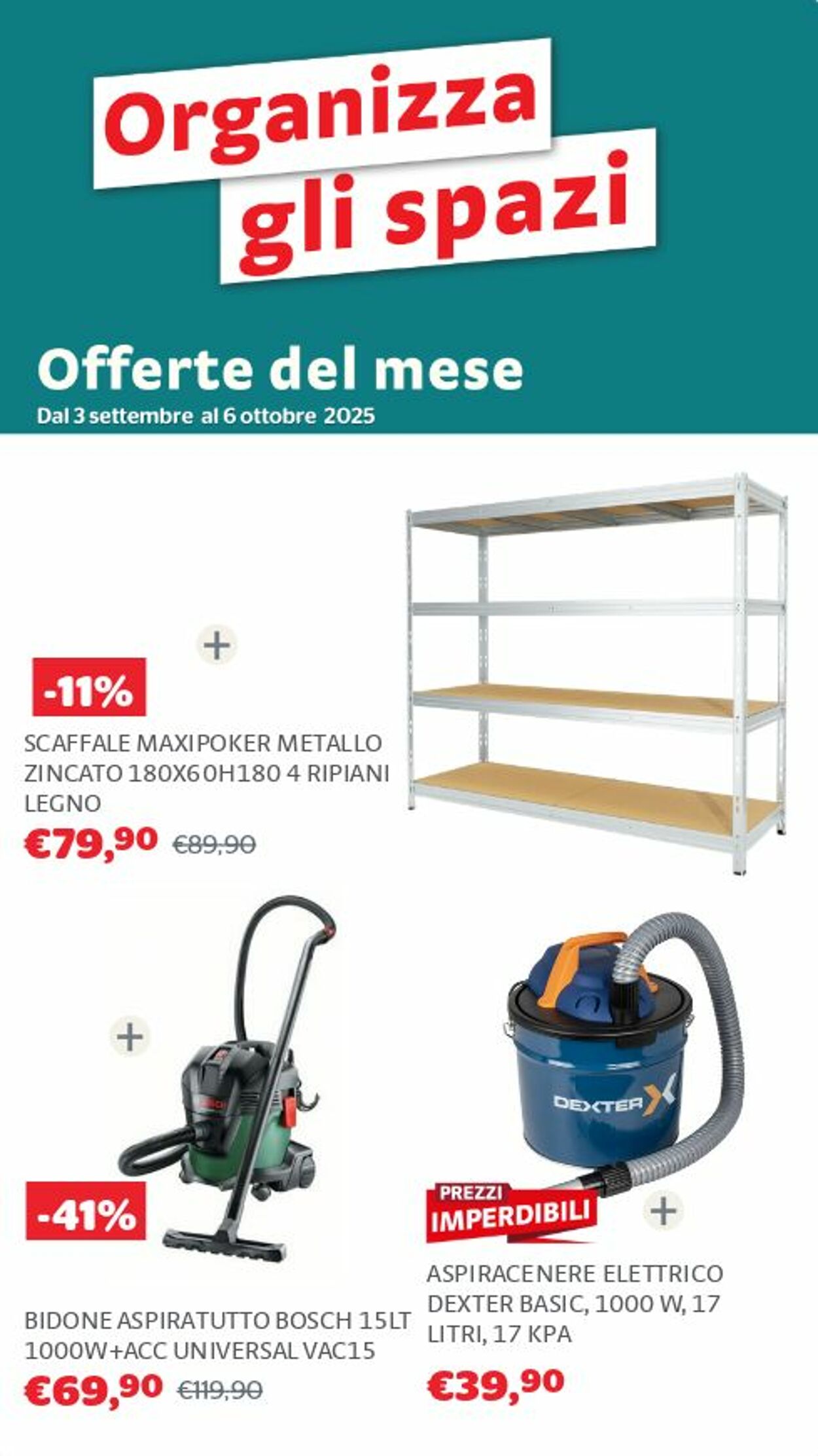 Volantino Brico Center 03.09.2025 - 06.10.2025