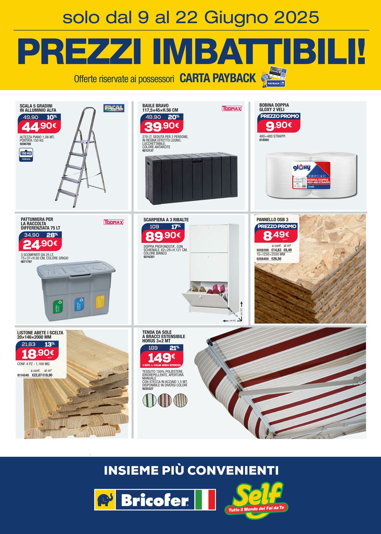 Volantino Bricofer 09.06.2025 - 22.06.2025