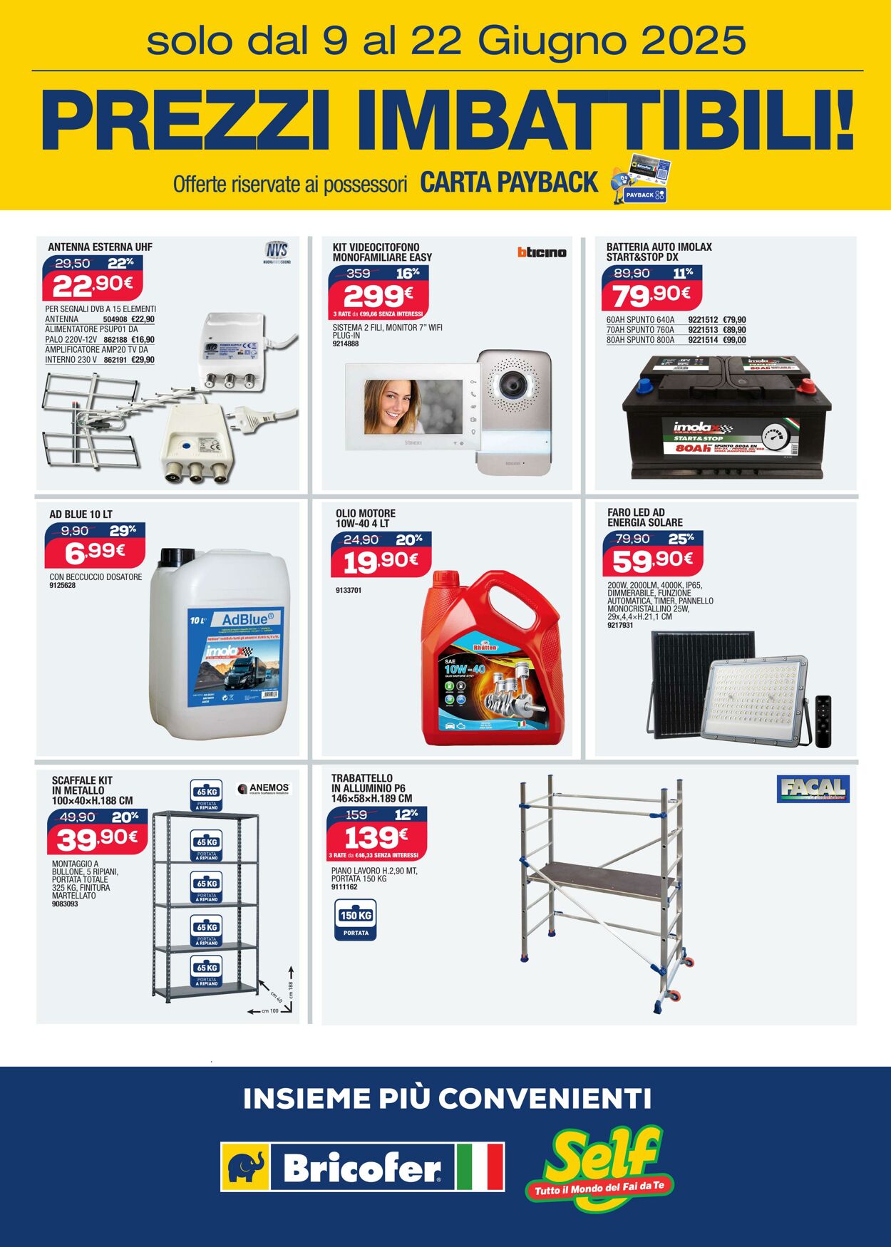 Volantino Bricofer 09.06.2025 - 22.06.2025