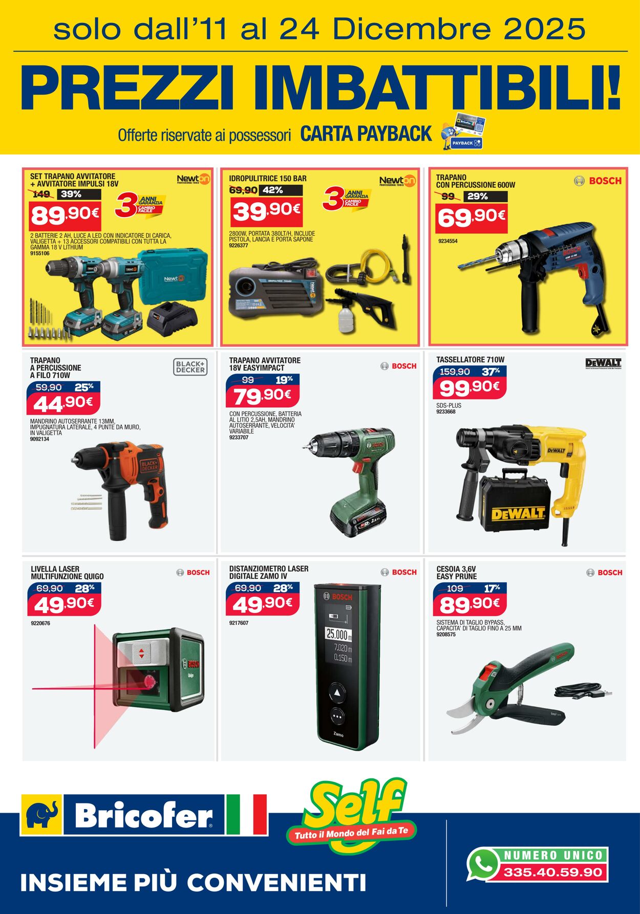 Volantino Bricofer 11.12.2025 - 24.12.2025