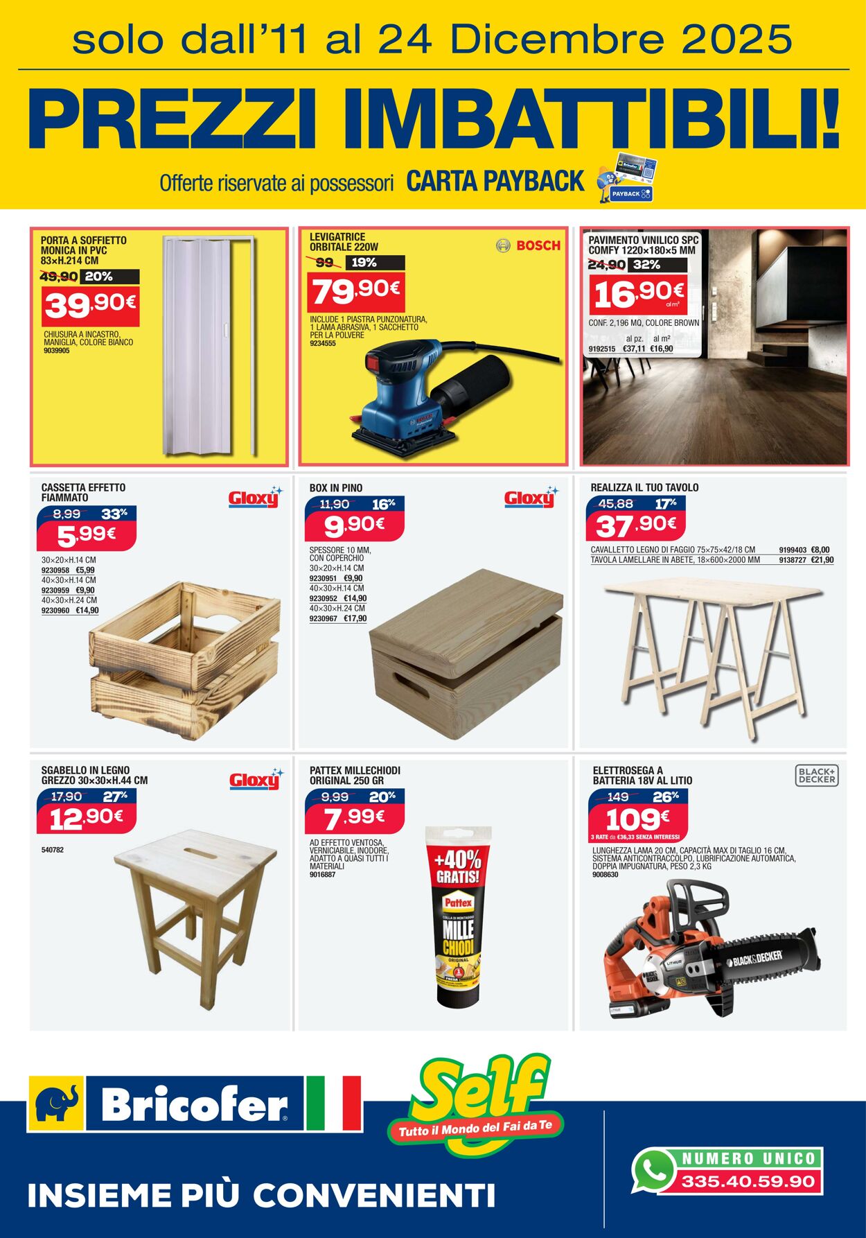 Volantino Bricofer 11.12.2025 - 24.12.2025
