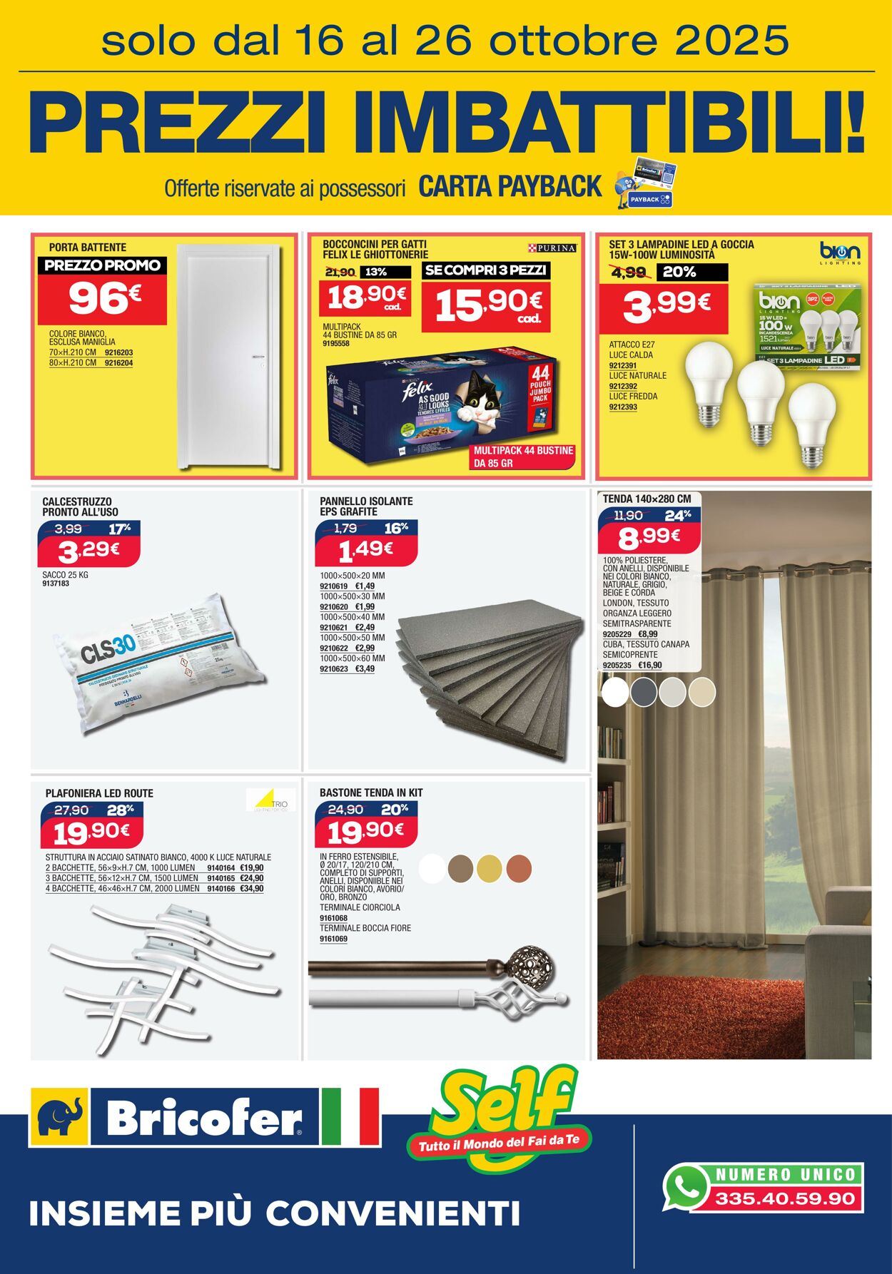 Volantino Bricofer 16.10.2025 - 26.10.2025