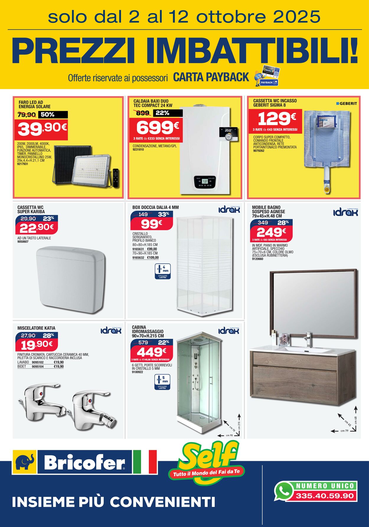 Volantino Bricofer 02.10.2025 - 12.10.2025