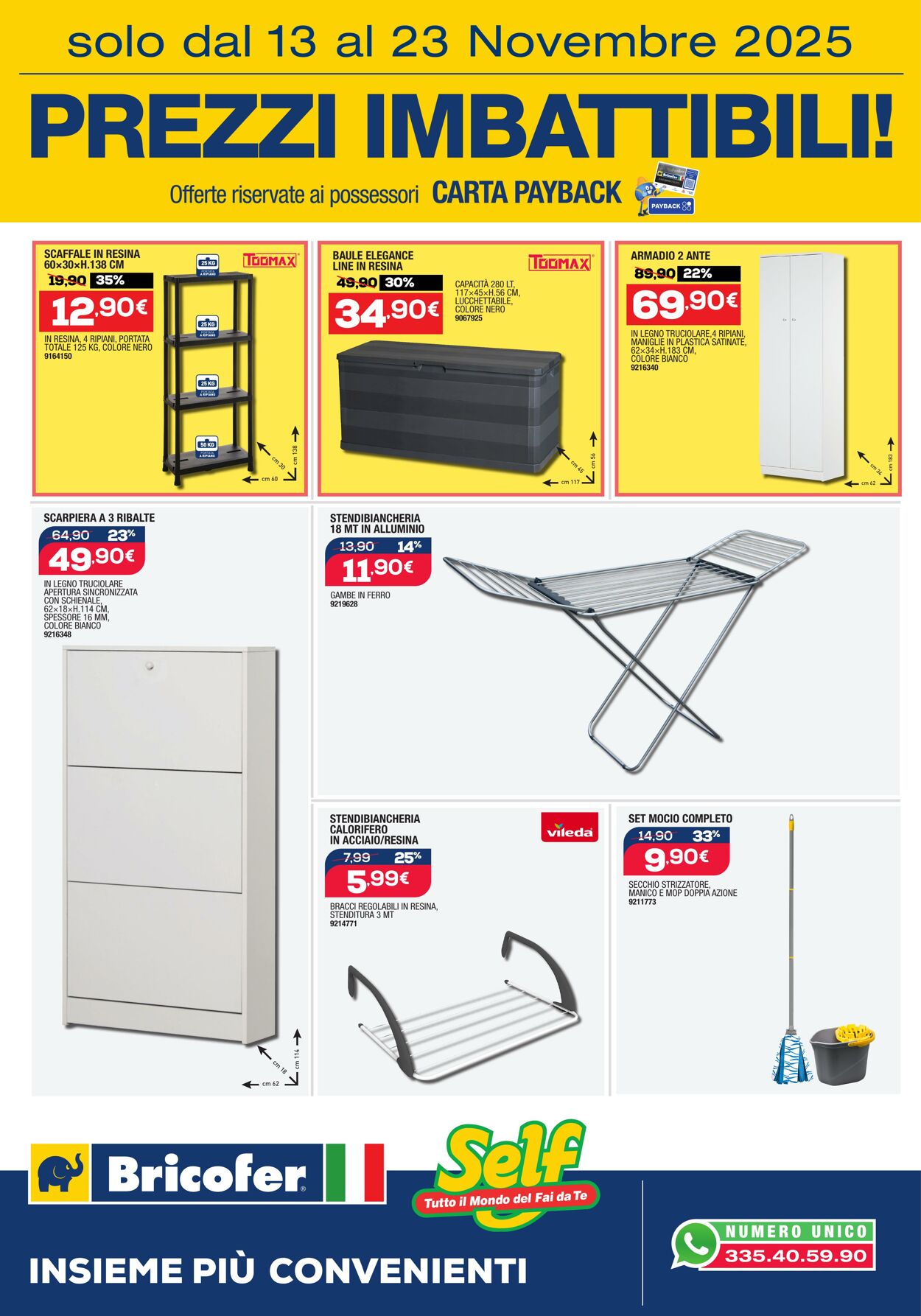 Volantino Bricofer 13.11.2025 - 23.11.2025